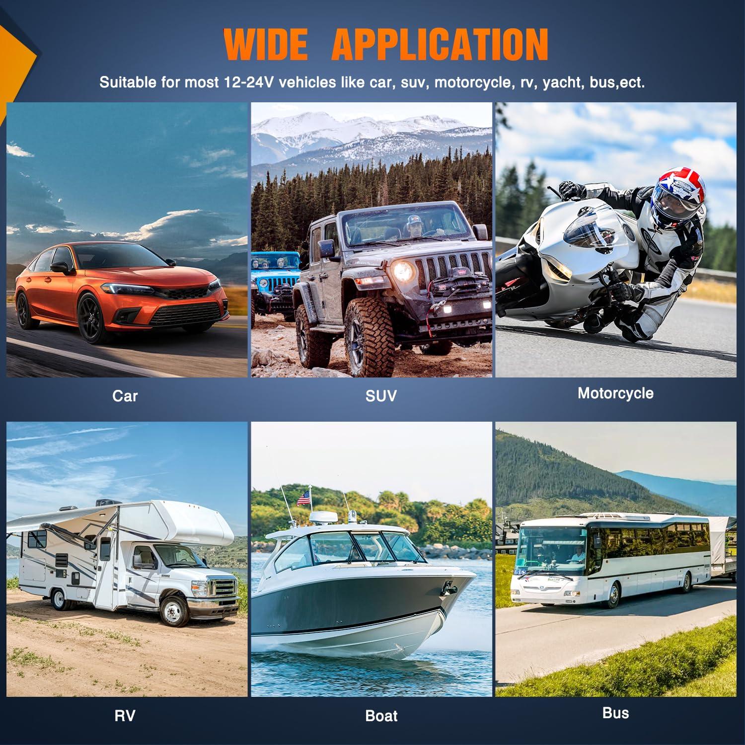 imageNilight 6 Gang Rocker Switch Box 12V SPST ON Off Switch QC 30 USB Charger Voltmeter Waterproof Aluminum Rocker Switch Panel Night Glow Stickers for Boats Cars RVs Trucks 2 Years WarrantyBlueType C USB Box 6Gang Switch Green