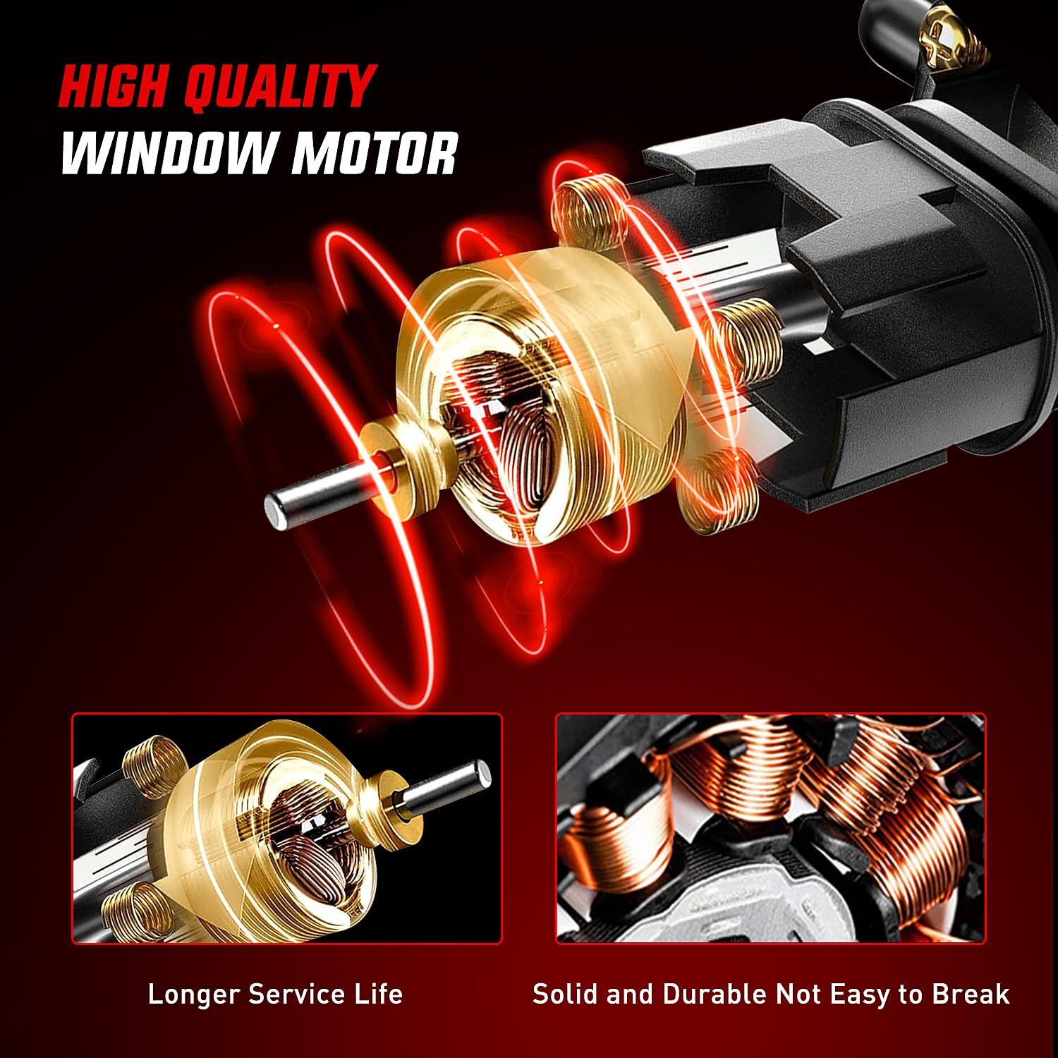 imageNilight 741527 Power Window RegulatorMotor Front Passenger Side Compatible with Jeep Liberty KJ 2002 2003 2004 2005 2006Front Right SideFront Passenger