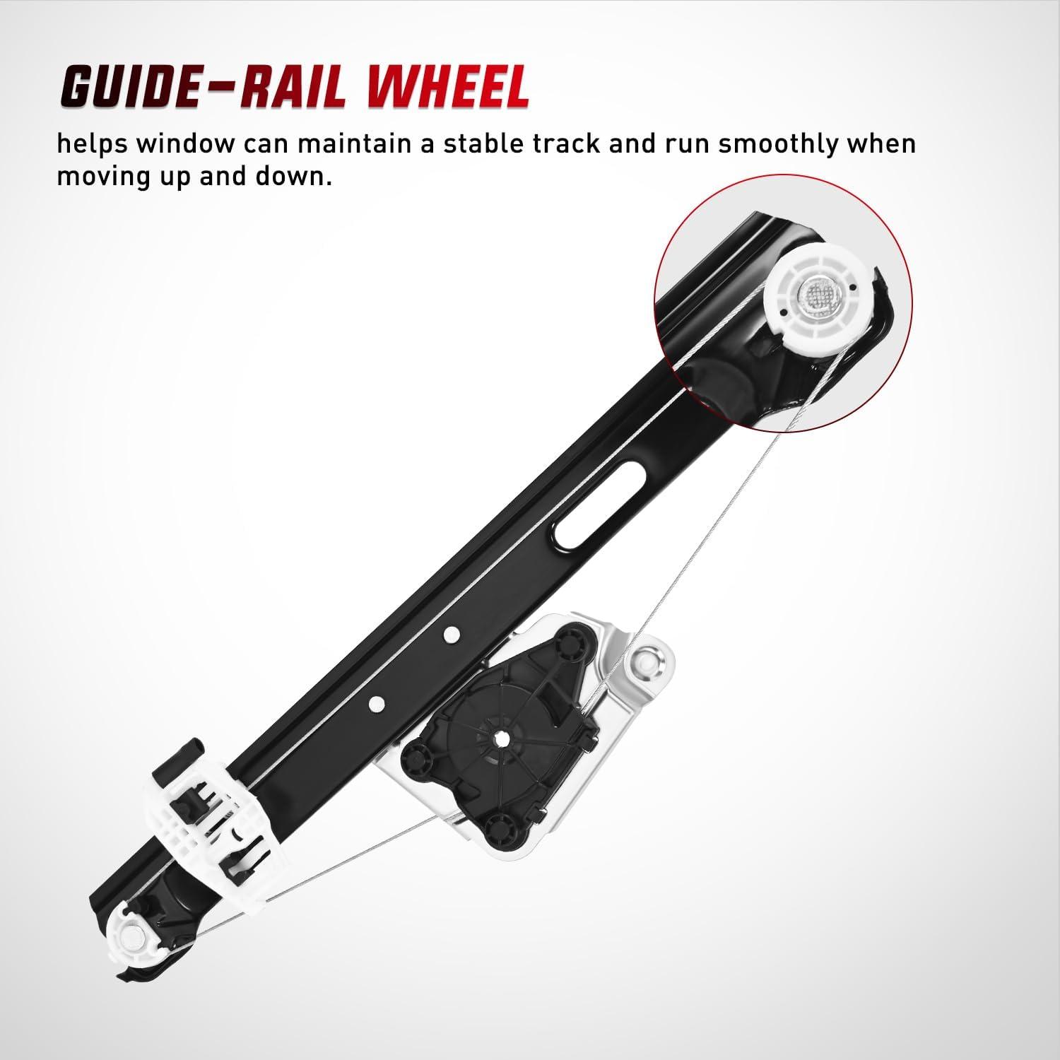 imageNilight 749469 Rear Passenger Side Power Window RegulatorCompatible with BMW E90 E91 323i 325i 325xi 328i 328i xDrive 330i 330xi 335i 335xi M3 2006 2007 2008 2009 2010 2011