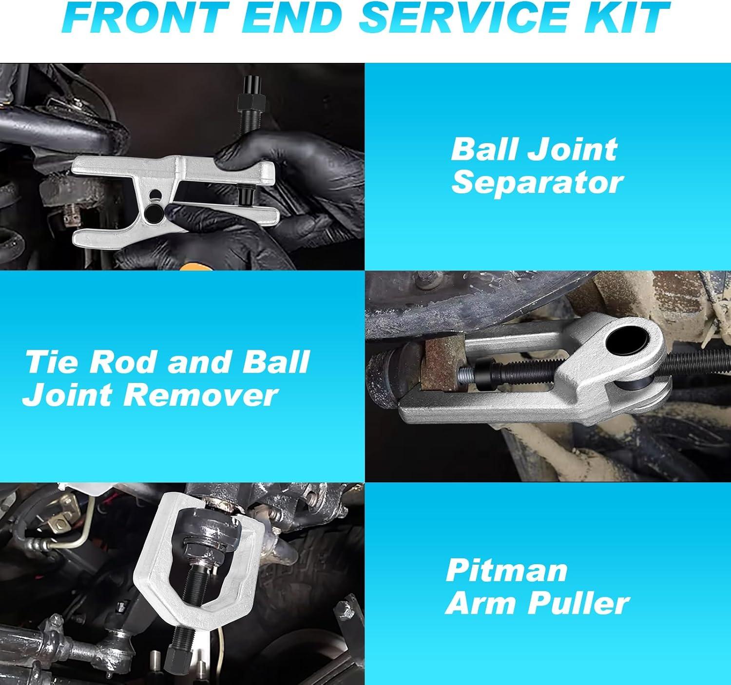 imageNilight Ball Joint Press kit with 4x4 Adapters Ball Joint Remove and Install Tools 10 PCS Ball Joint Service Kit for Most 2WD and 4WD Cars and Light TrucksBall Joint Separator Kit