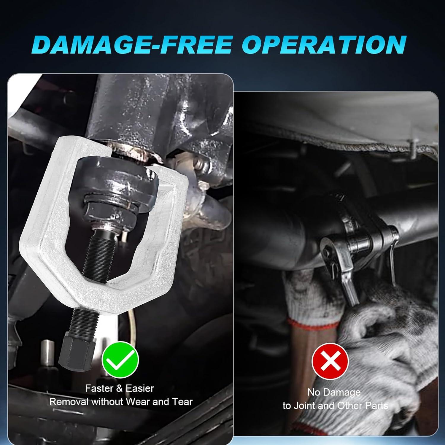 imageNilight Ball Joint Press kit with 4x4 Adapters Ball Joint Remove and Install Tools 10 PCS Ball Joint Service Kit for Most 2WD and 4WD Cars and Light TrucksBall Joint Separator Kit