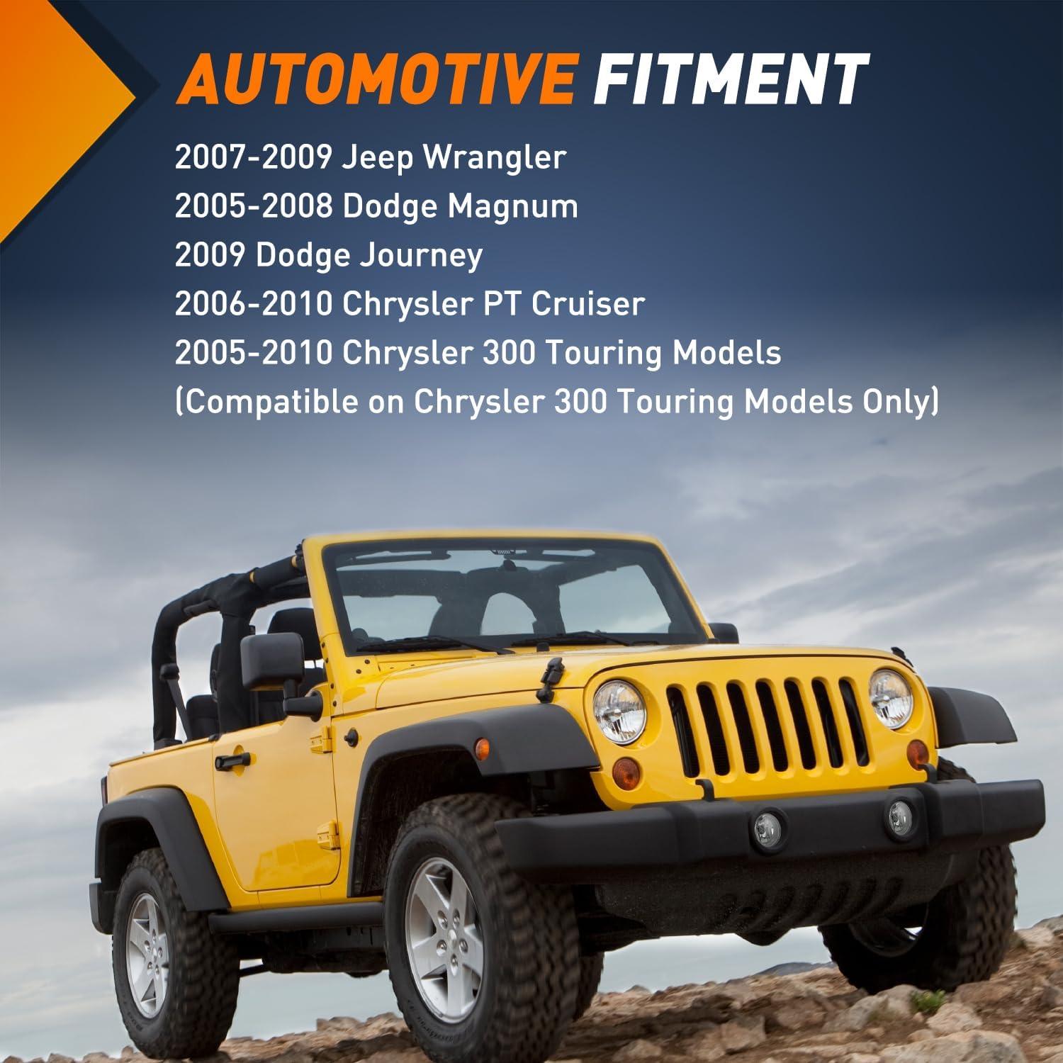 imageNilight Bumper Fog Light Compatible with 2005 2006 2007 2008 2009 2010 Dodge Dakota Durango Jeep Commander Grand Cherokee Raider Chrysler Aspen 300 SRT80709 JeepDodge0610 Chrysler Smoke