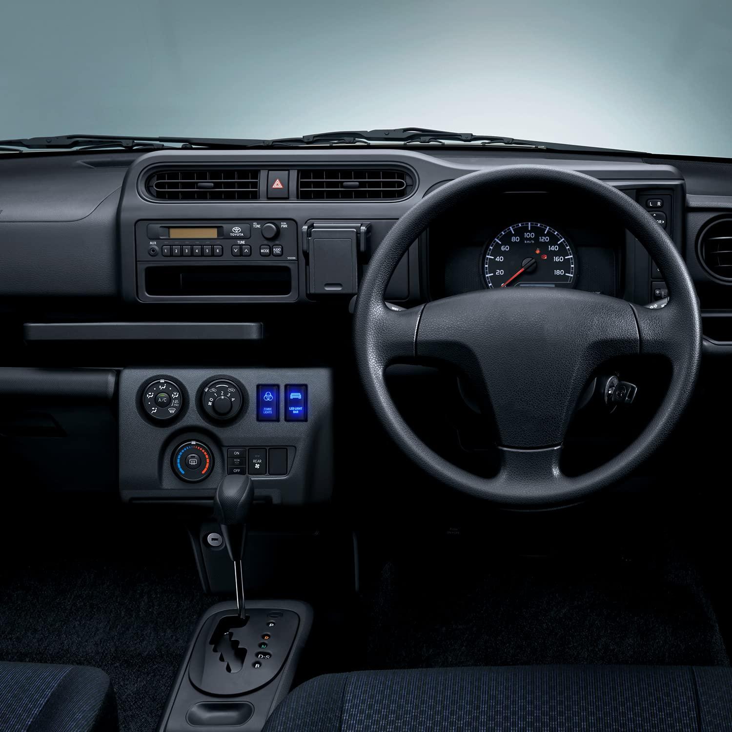 imageNilight Camping Lights Push Button Switch 12V ON Off Switches with Connector Wire Kit 154quot x 083quot Replacement for Toyota FJ Cruiser Fortuner Ta coma Highlander Tundra 4Runner Prado Land CruiserZOMBIE LIGHTS