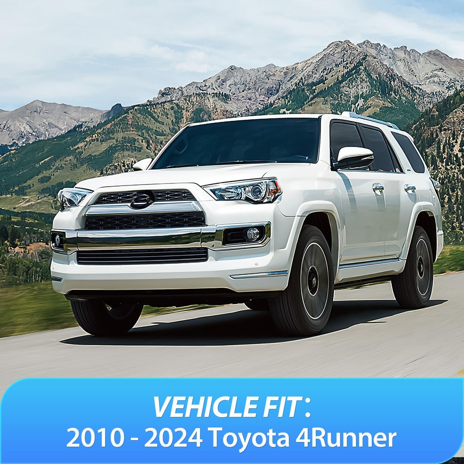 imageNilight Durable Rain Guards for Toyota Tacoma Double Cab 2016 2017 2018 2019 2020 2021 2022 2023 Window Deflectors Vent Window Visors 4 PiecesFor 20102024 Toyota 4Runner