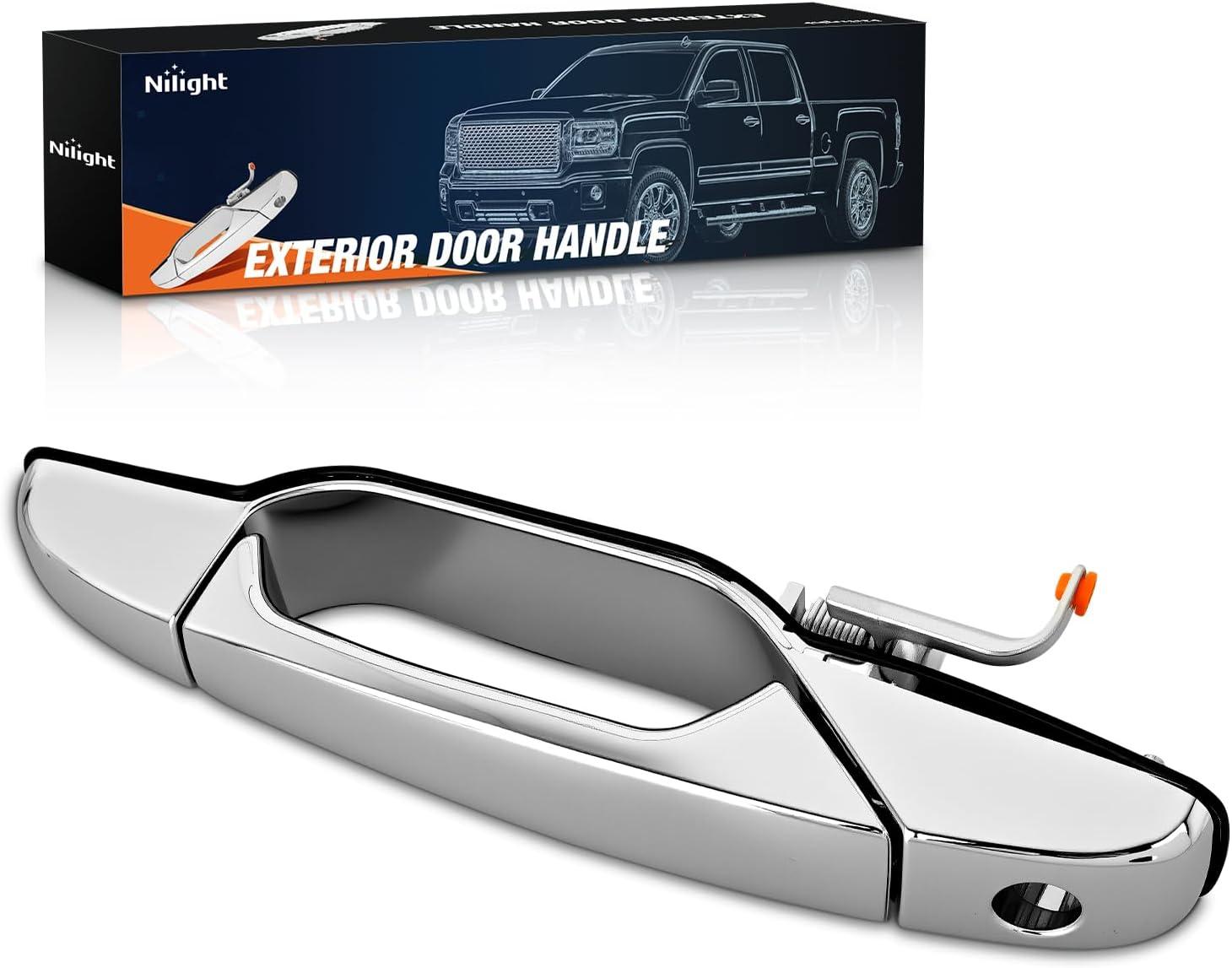imageNilight Extended Cab Door Handle Left Driver ampamp Right Passenger Rear Car Door Handles Compatible with 1999 00 01 02 03 04 05 06 2007 Chevy Silverado GMC Sierra 1500 2500 3500 Replace157581711575817220072013 Chevy Silverado GMC Sierra Cadillac Suburban