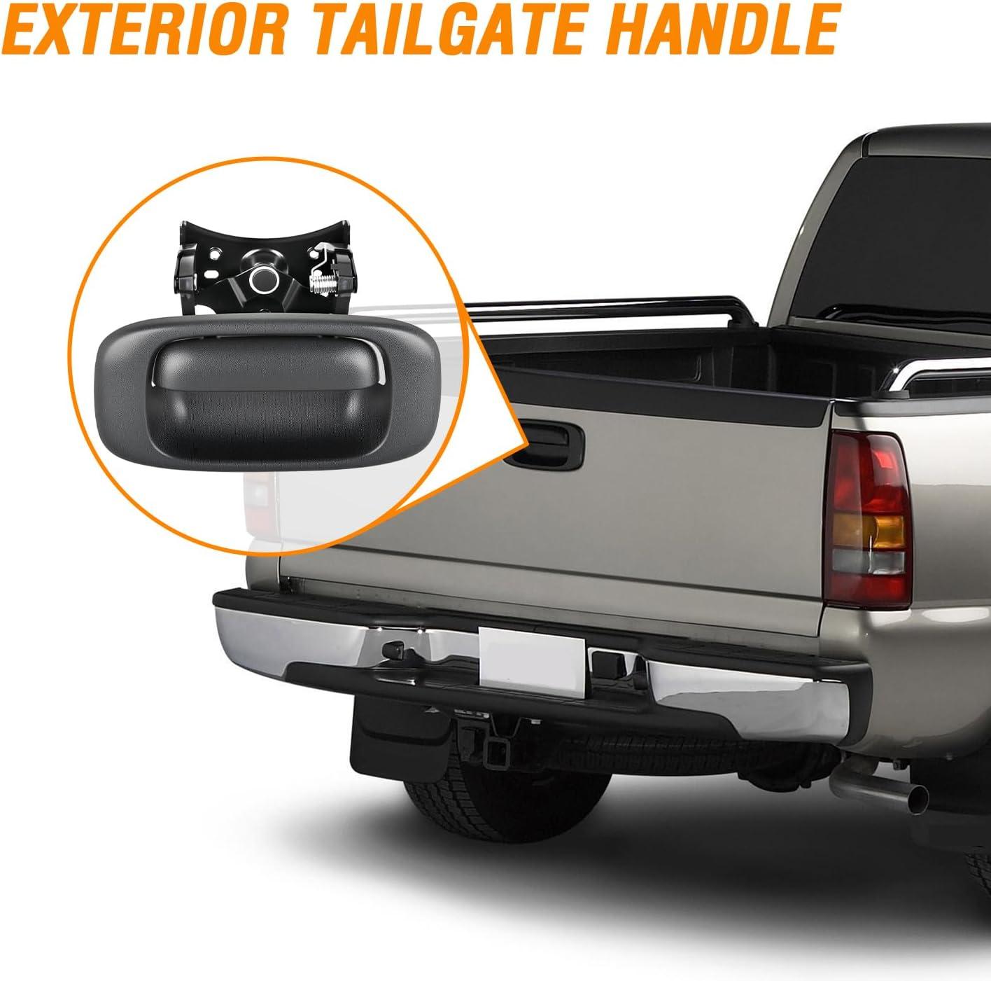 imageNilight Extended Cab Door Handle Left Driver ampamp Right Passenger Rear Car Door Handles Compatible with 1999 00 01 02 03 04 05 06 2007 Chevy Silverado GMC Sierra 1500 2500 3500 Replace157581711575817219992007 Chevy Silverado GMC Sierra