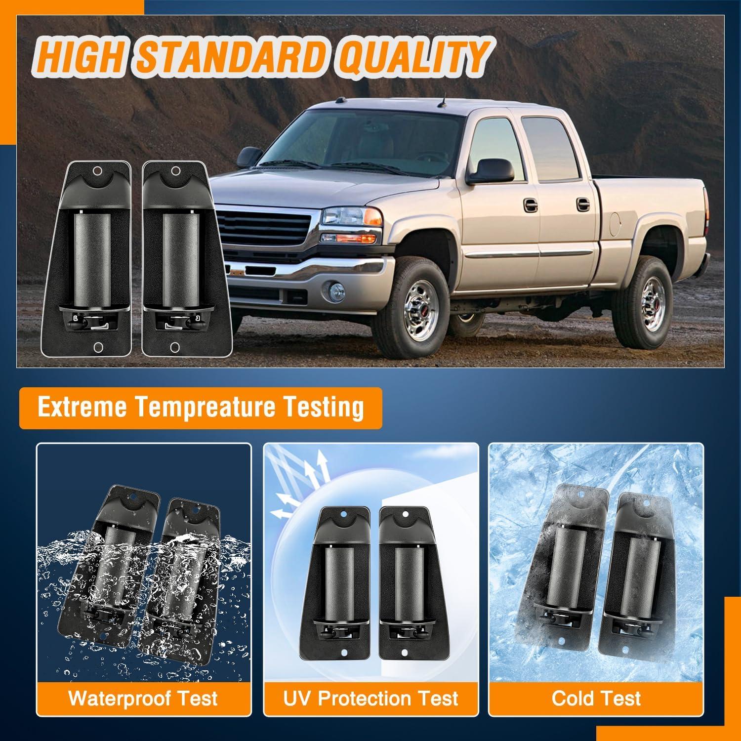 imageNilight Extended Cab Door Handle Left Driver ampamp Right Passenger Rear Car Door Handles Compatible with 1999 00 01 02 03 04 05 06 2007 Chevy Silverado GMC Sierra 1500 2500 3500 Replace157581711575817219992007 Chevy Silverado GMC Sierra