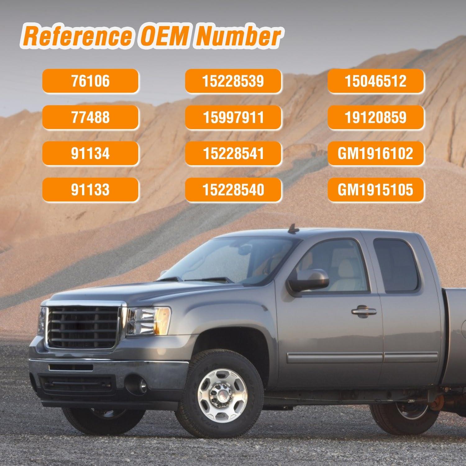 imageNilight Extended Cab Door Handle Left Driver ampamp Right Passenger Rear Car Door Handles Compatible with 1999 00 01 02 03 04 05 06 2007 Chevy Silverado GMC Sierra 1500 2500 3500 Replace157581711575817219992007 Chevy Silverado GMC Sierra