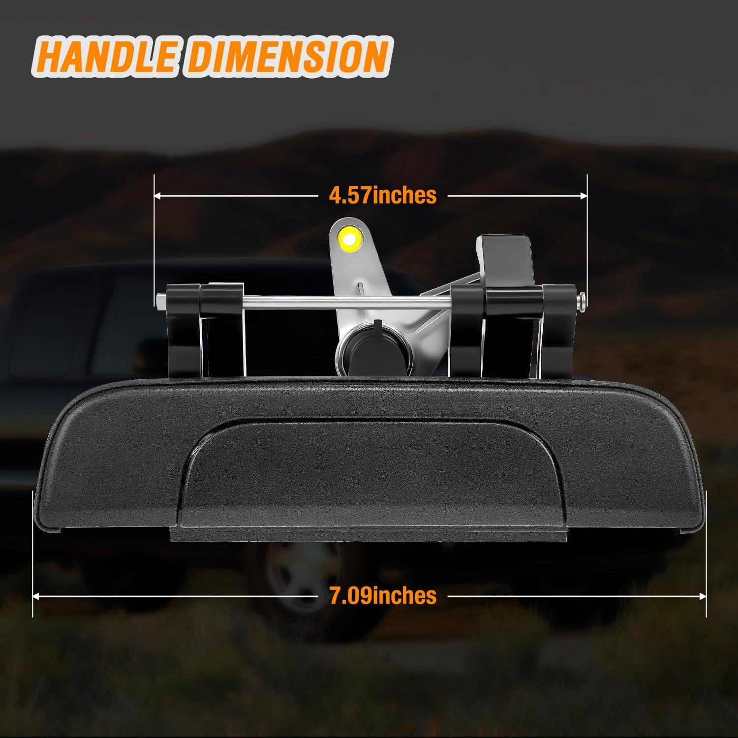 imageNilight Exterior Front Left Driver Side Door Handle with Key Hole Compatible with 19992016 Ford F250 F350 F450 F550 F650 F750 Super Duty Excursion Car Door Handles Replaces OEM 7C3Z2522405AA 7930619952004 Toyota Tacoma