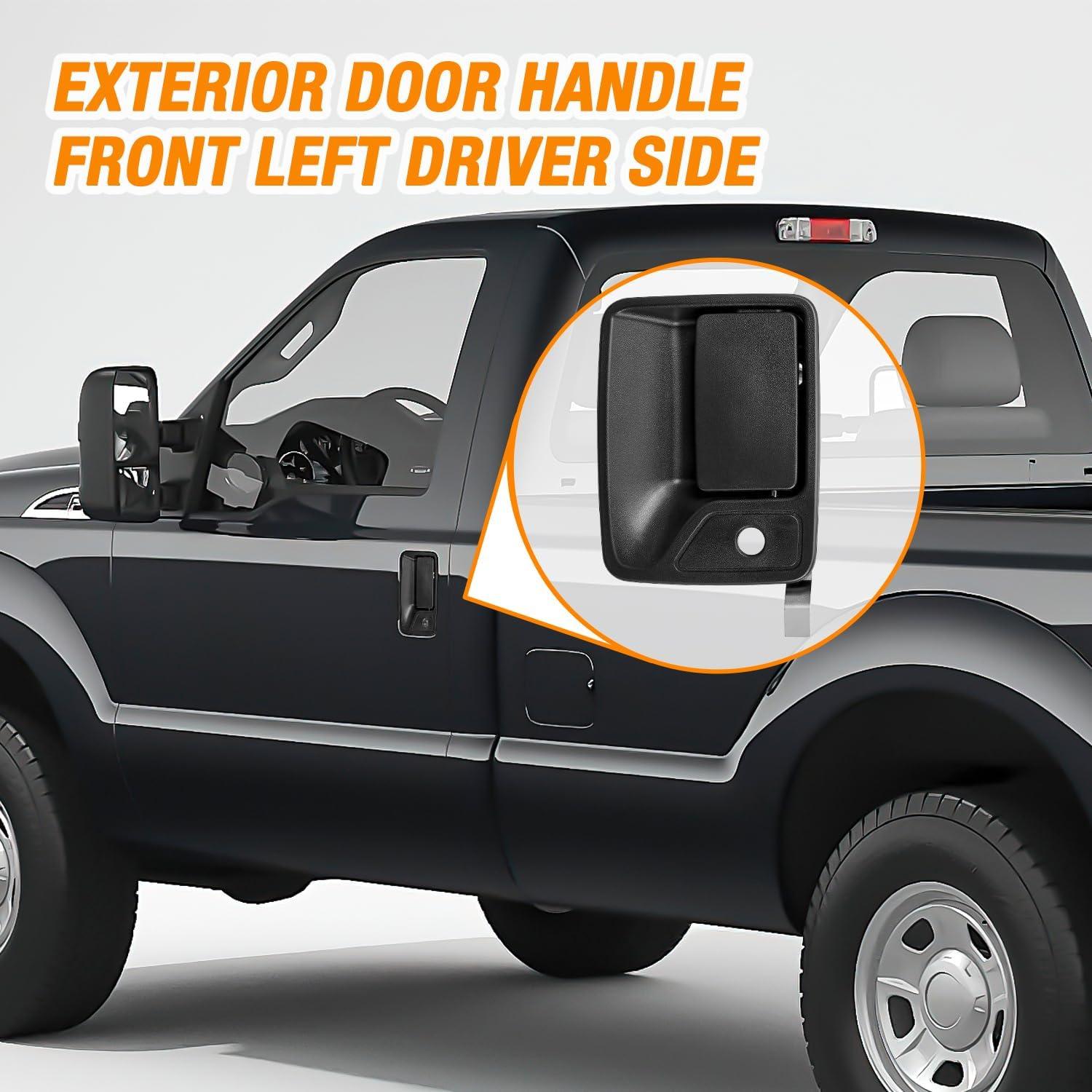 imageNilight Exterior Front Left Driver Side Door Handle with Key Hole Compatible with 19992016 Ford F250 F350 F450 F550 F650 F750 Super Duty Excursion Car Door Handles Replaces OEM 7C3Z2522405AA 7930619992016 Ford