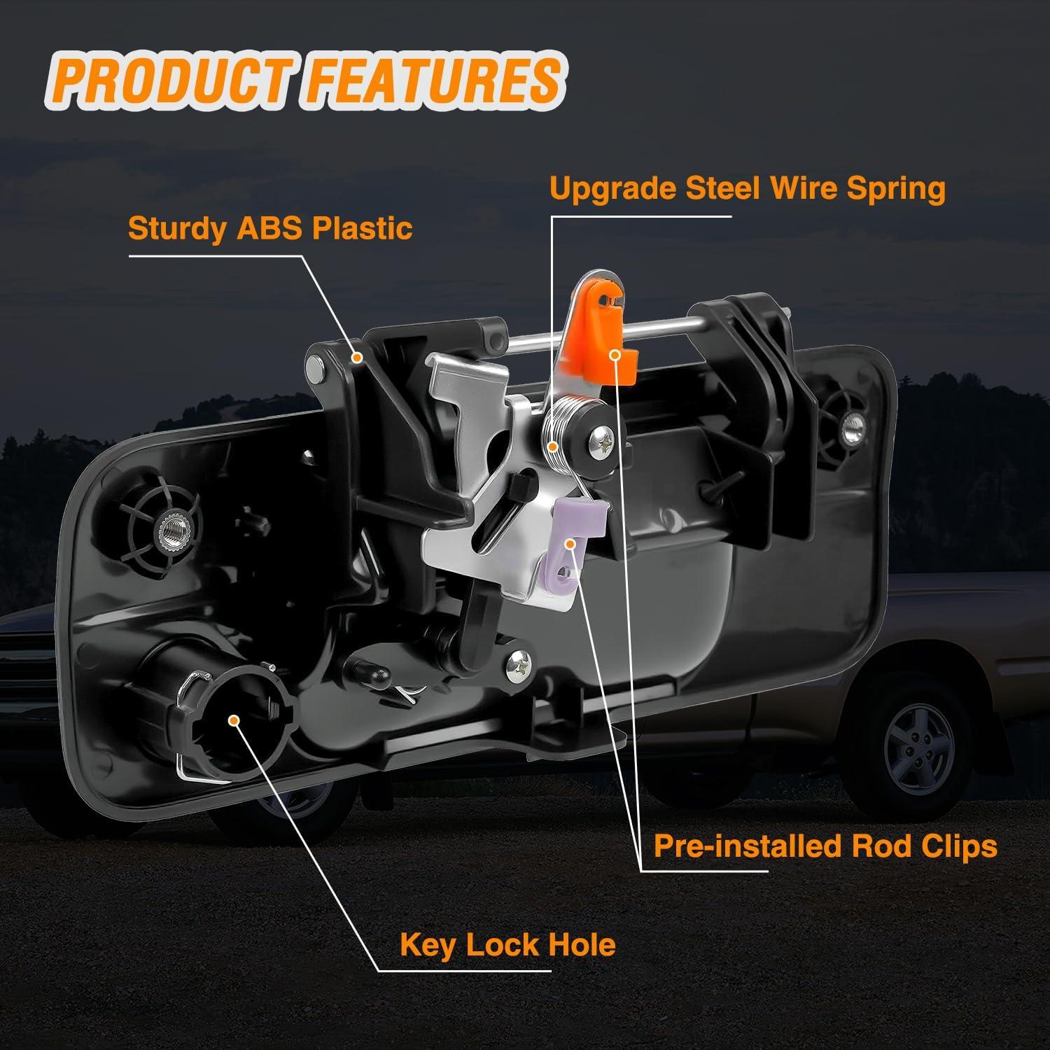 imageNilight Exterior Front Left Driver Side Door Handle with Key Hole Compatible with 19992016 Ford F250 F350 F450 F550 F650 F750 Super Duty Excursion Car Door Handles Replaces OEM 7C3Z2522405AA 7930620072013 Toyota Tundra