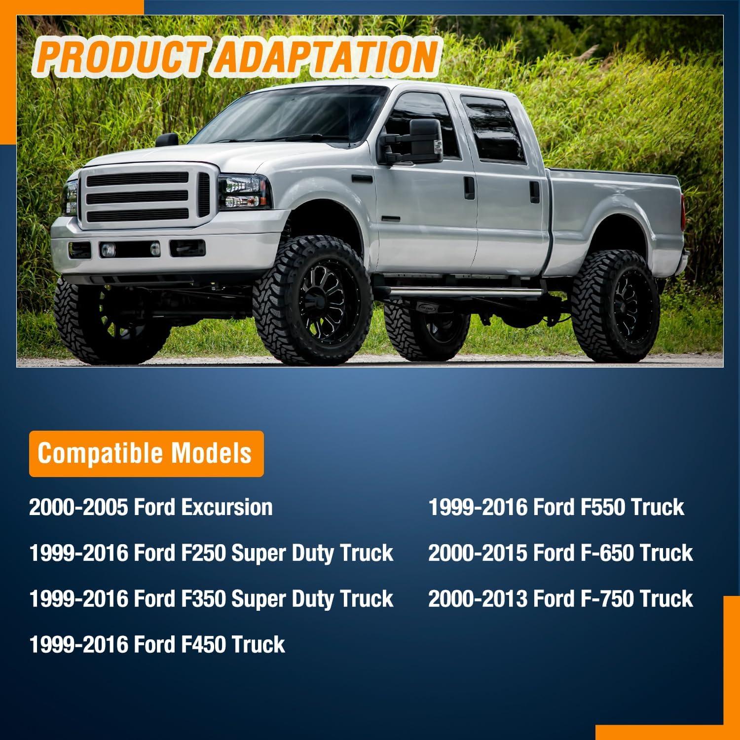 imageNilight Exterior Front Left Driver Side Door Handle with Key Hole Compatible with 19992016 Ford F250 F350 F450 F550 F650 F750 Super Duty Excursion Car Door Handles Replaces OEM 7C3Z2522405AA 7930619992016 Ford