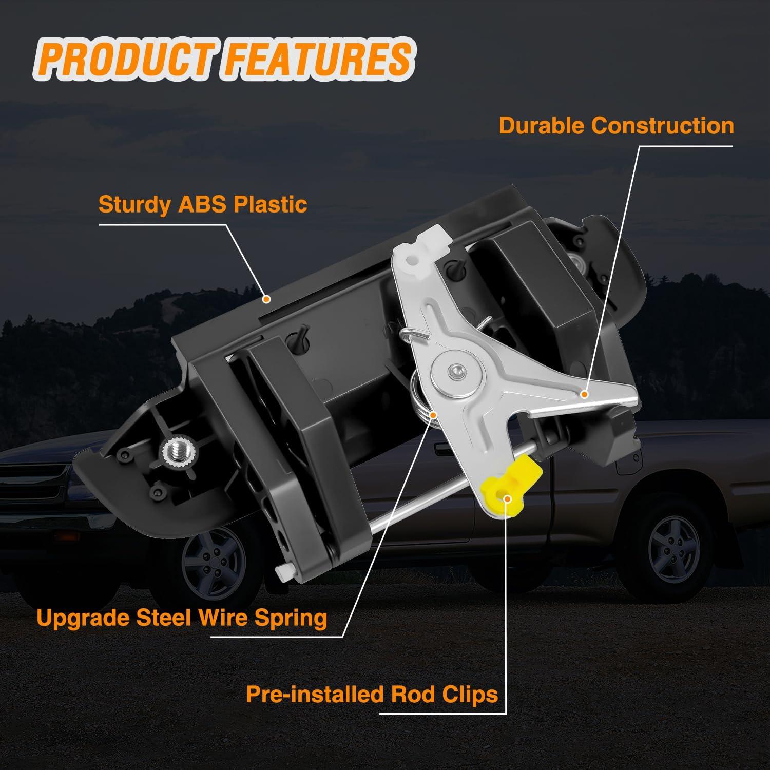 imageNilight Exterior Front Left Driver Side Door Handle with Key Hole Compatible with 19992016 Ford F250 F350 F450 F550 F650 F750 Super Duty Excursion Car Door Handles Replaces OEM 7C3Z2522405AA 7930619952004 Toyota Tacoma