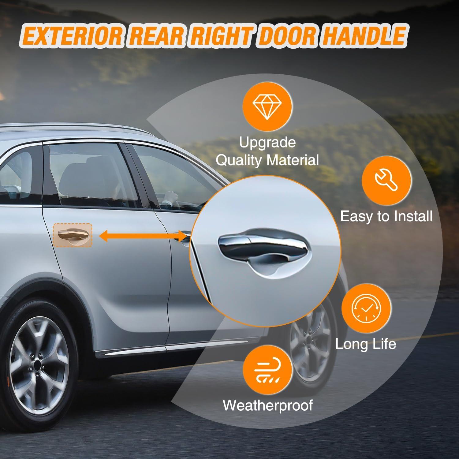 imageNilight Exterior Front Left Driver Side Door Handle with Key Hole Compatible with 19992016 Ford F250 F350 F450 F550 F650 F750 Super Duty Excursion Car Door Handles Replaces OEM 7C3Z2522405AA 7930620112015 Kia Sorento