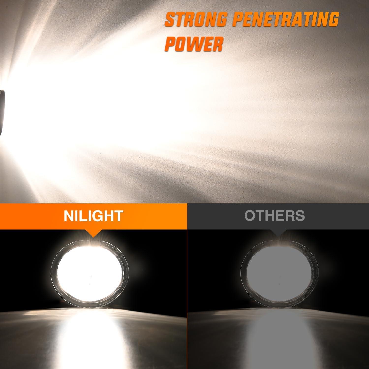 imageNilight Fog Light Assembly Compatible with 2006 2007 2008 2009 2010 2011 2012 2013 Toyota Yaris Camry Corolla Venza Matrix Prius RAV4 Solara Avalon Highlander LEXUS LX570 RX35020032008 MatrixVibe20042010 Scion TC