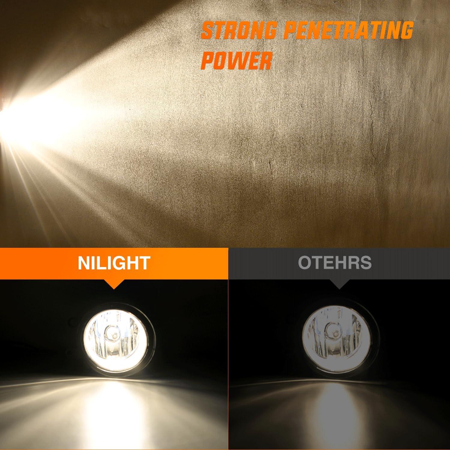 imageNilight Fog Light Assembly Compatible with 2006 2007 2008 2009 2010 2011 2012 2013 Toyota Yaris Camry Corolla Venza Matrix Prius RAV4 Solara Avalon Highlander LEXUS LX570 RX350Toyota 20072013