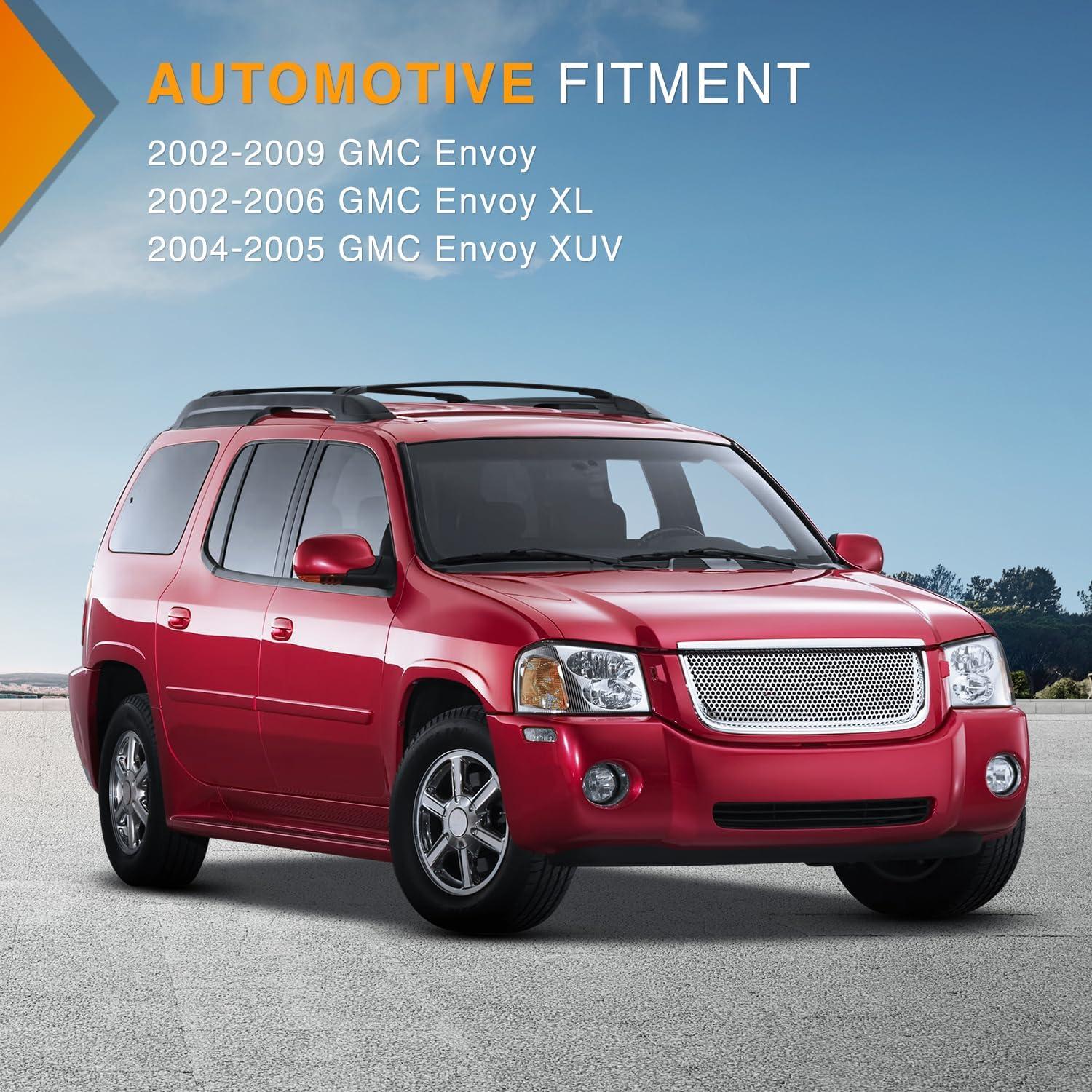 imageNilight Fog Light Assembly Compatible with 2007 2008 2009 2010 2011 2012 2013 GMC Sierra 1500 0714 Sierra 2500HD 3500HD Clear Lens Lamps Replacement 880 12V 27W Bulbs20022009 GMC Envoy