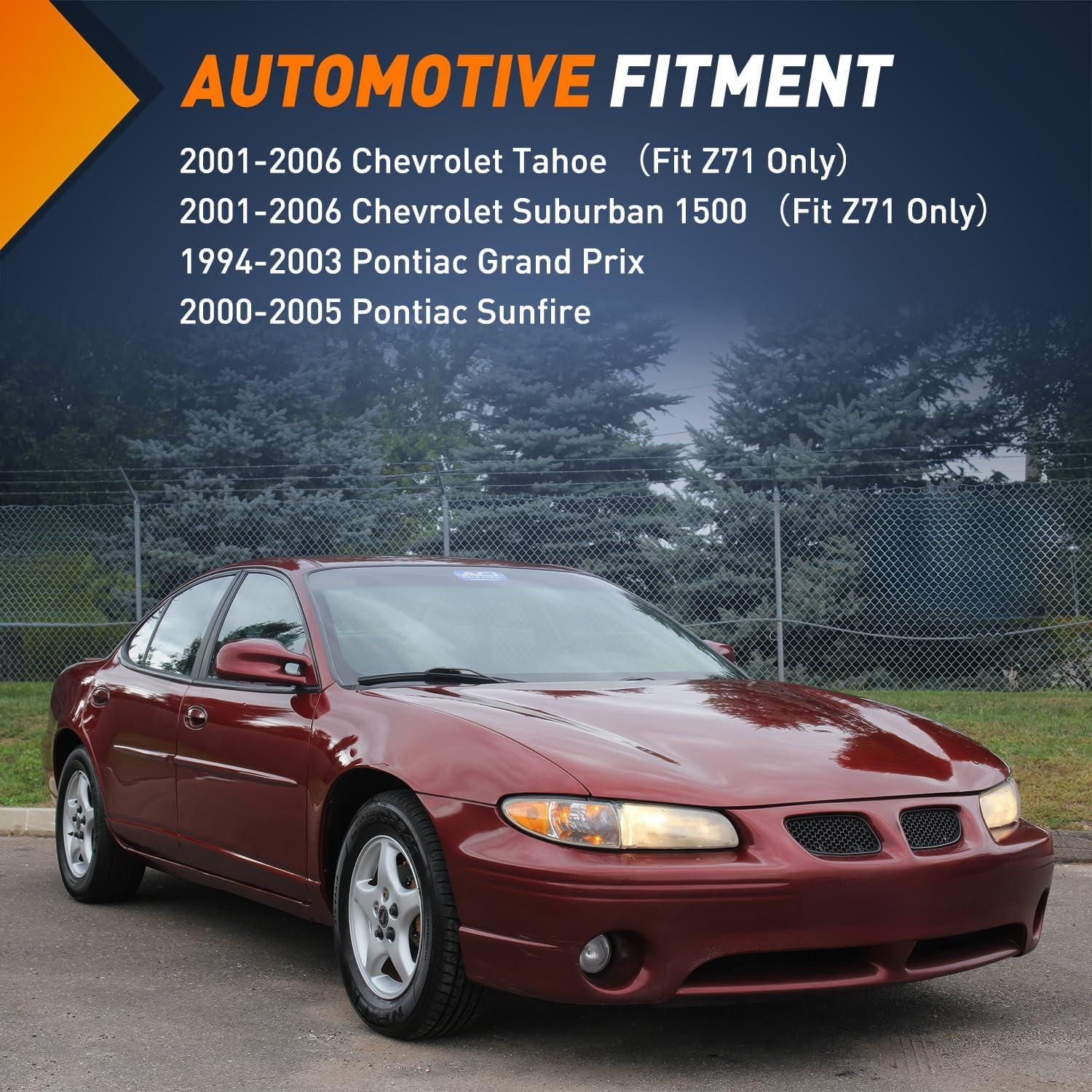 imageNilight Fog Light Assembly Compatible with 2007 2008 2009 2010 2011 2012 2013 GMC Sierra 1500 0714 Sierra 2500HD 3500HD Clear Lens Lamps Replacement 880 12V 27W BulbsSuburbanYukon 20072014