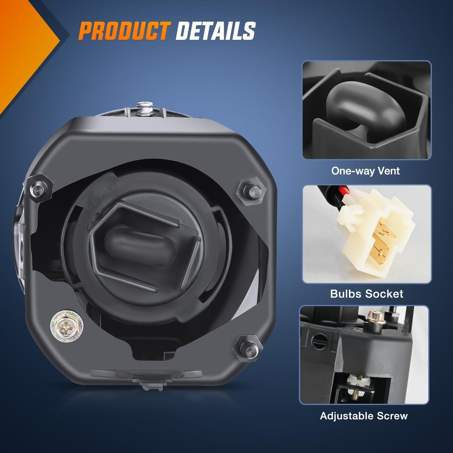 imageNilight Fog Light Compatible with 2007 2008 2009 2010 2011 2012 2013 2014 2015 2016 2017 2018 2019 Nissan Altima Versa Note Maxima Pathfinder Infiniti QX60 M35 M45 G37 JX3520002004 Nissan