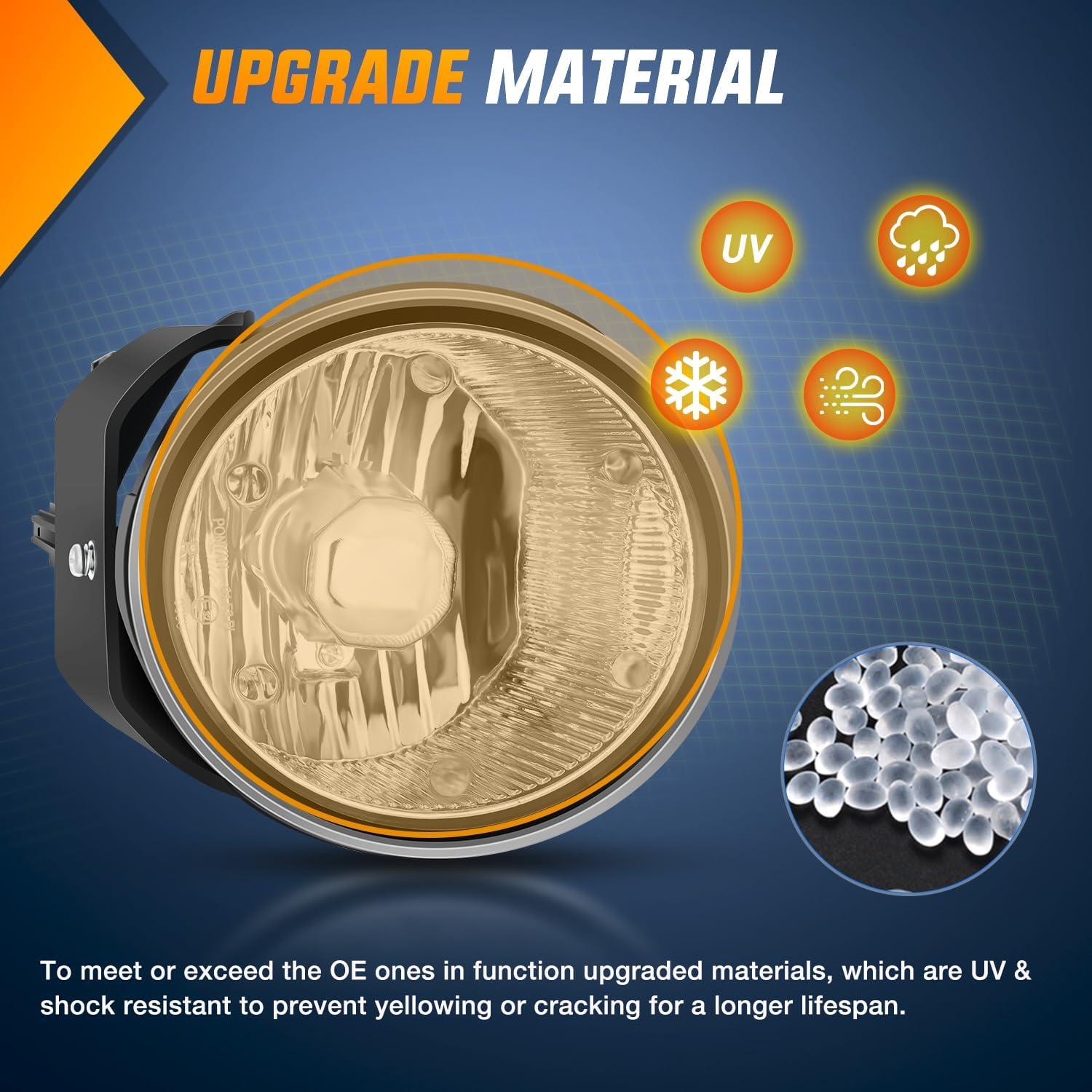 imageNilight Fog Light Compatible with 2007 2008 2009 2010 2011 2012 2013 2014 2015 2016 2017 2018 2019 Nissan Altima Versa Note Maxima Pathfinder Infiniti QX60 M35 M45 G37 JX3520002004 Nissan