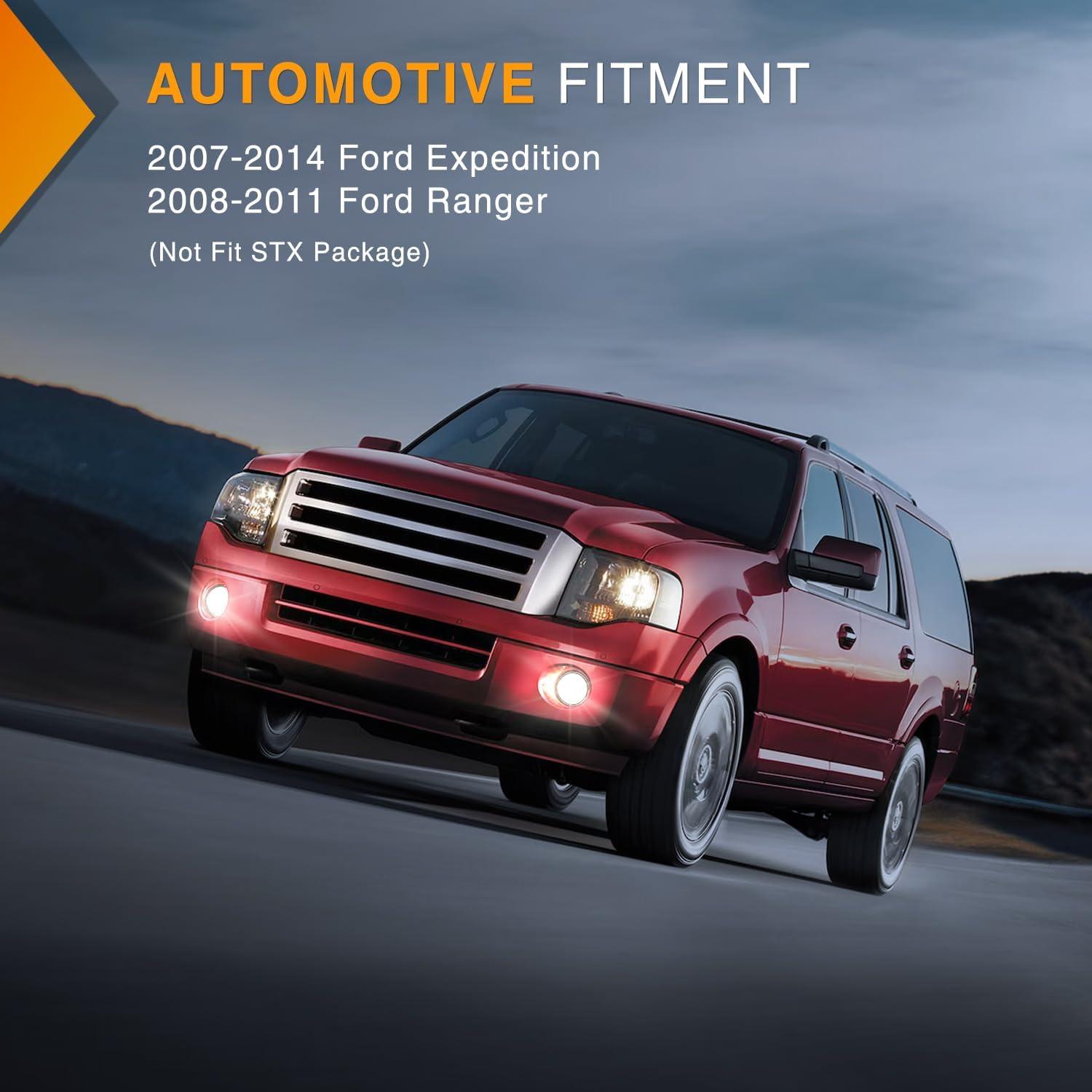 imageNilight Fog Lights Assembly Compatible with 1999 2000 2001 2002 2003 2004 Ford Mustang Lamp Replacement Driver and Passenger Side Amber Lens20072014 Expedition20082011 Ranger