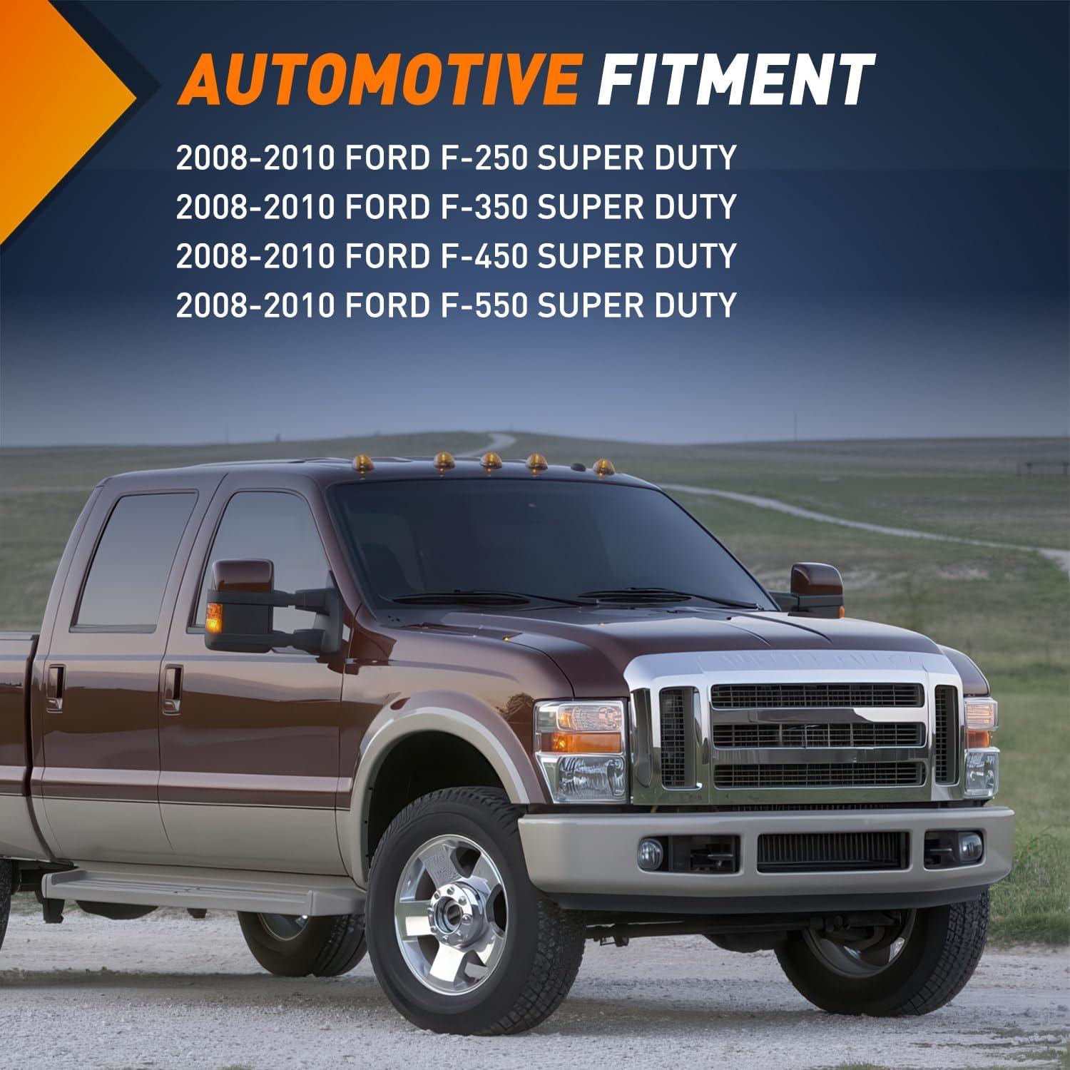 imageNilight Fog Lights Assembly Compatible with 1999 2000 2001 2002 2003 2004 Ford Mustang Lamp Replacement Driver and Passenger Side Amber Lens20082010 F250F550