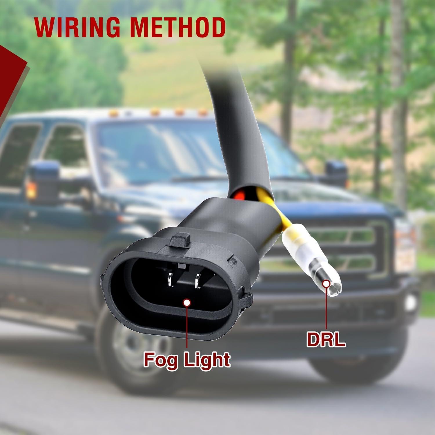 imageNilight Fog Lights Assembly Compatible with 1999 2000 2001 2002 2003 2004 Ford Mustang Lamp Replacement Driver and Passenger Side Amber Lens20112016 F250F550 LED