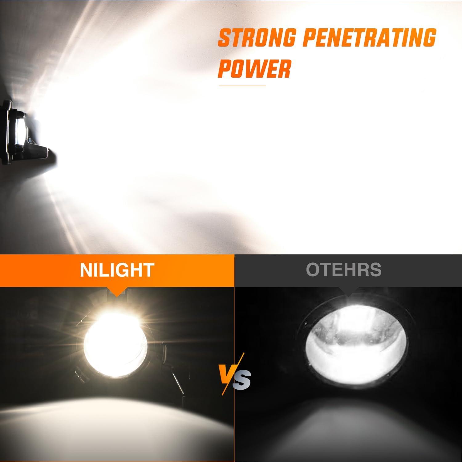 imageNilight Fog Lights Assembly Compatible with 1999 2000 2001 2002 2003 2004 Ford Mustang Lamp Replacement Driver and Passenger Side Amber Lens20132015 Ford Explorer