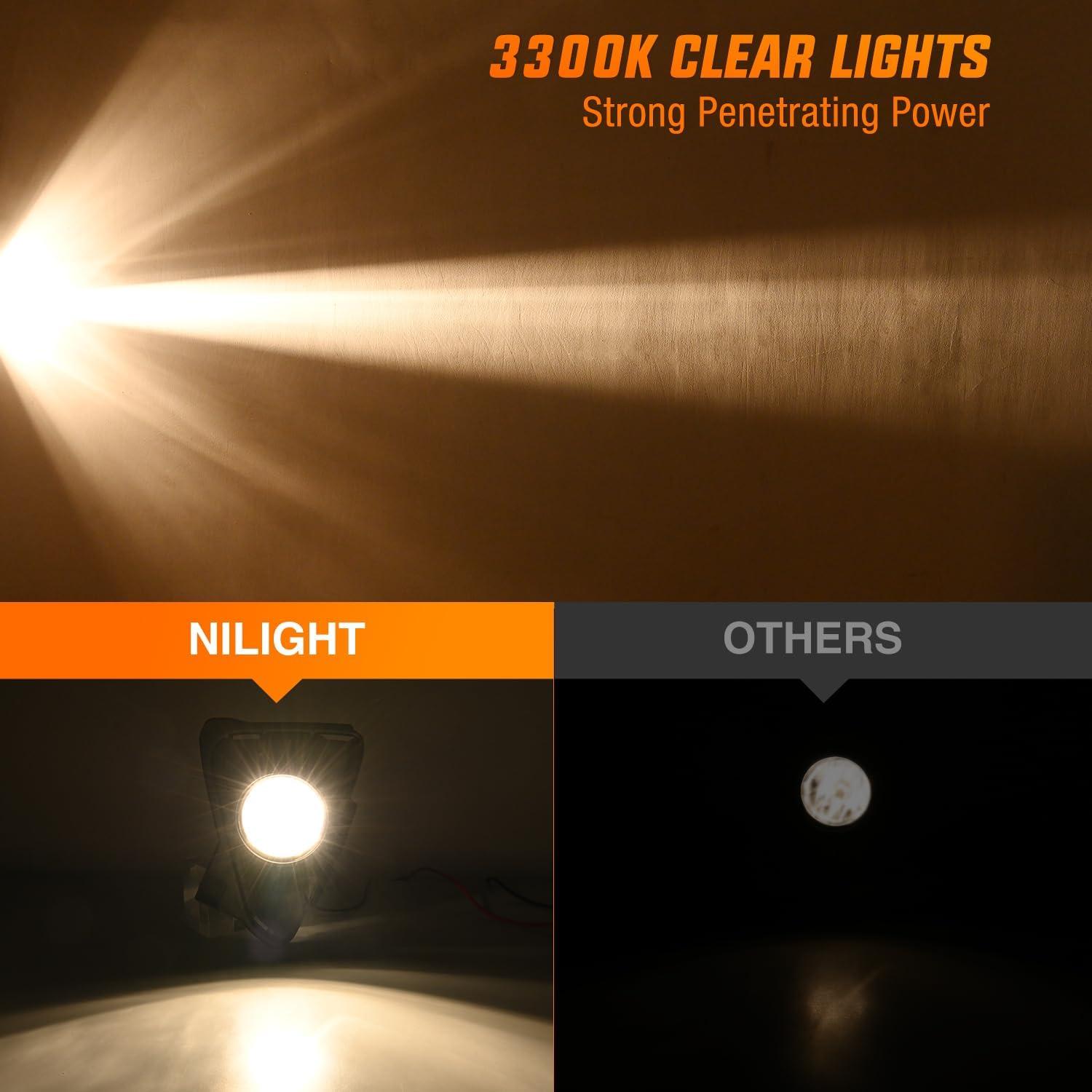 imageNilight Fog Lights Assembly Compatible with 2004 2005 2006 2007 2008 2009 Toyota Prius Lamp Replacement Clear Lens Driver and Passenger Side20162018 Toyota RAV4