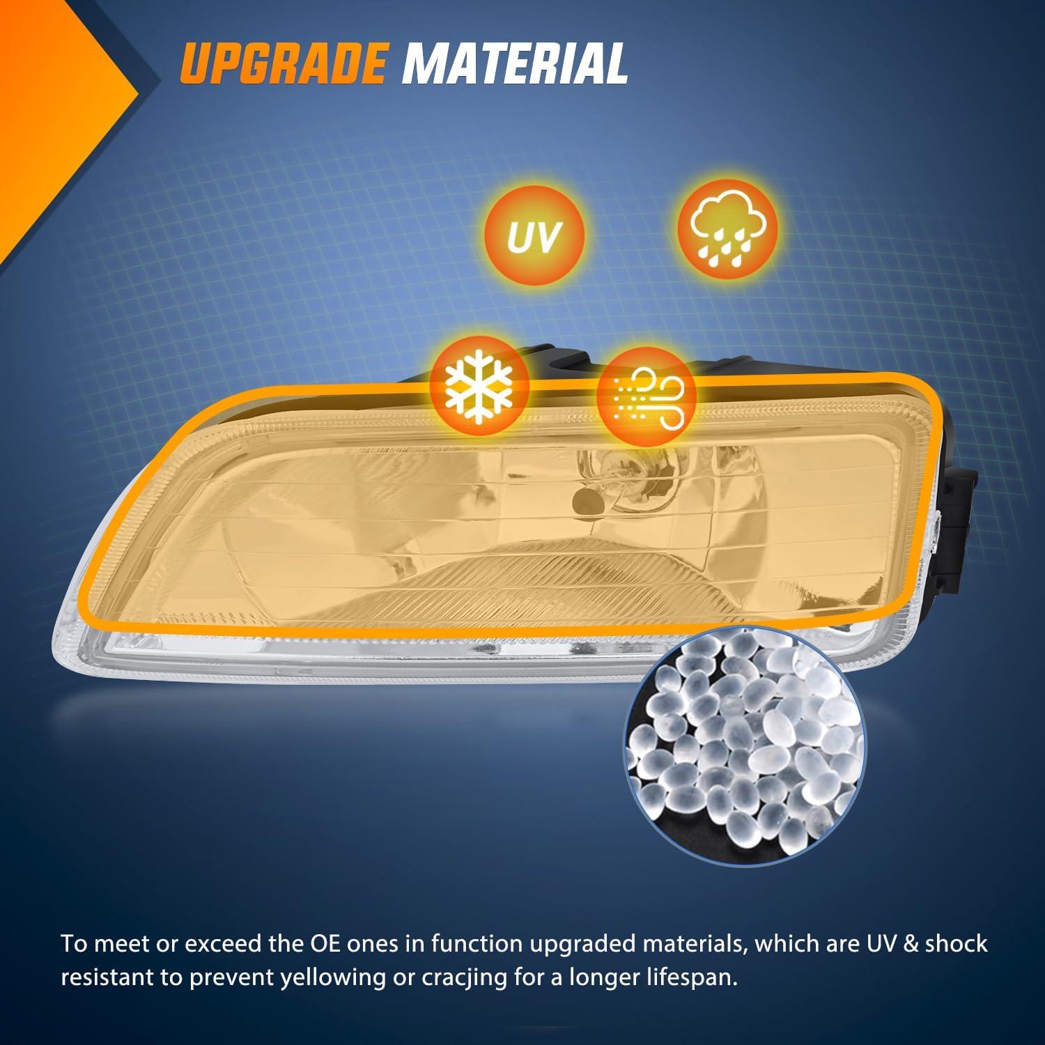 imageNilight Fog Lights Assembly Compatible with 2007 2008 2009 Honda CRV EX EXL LX Light Replacement Clear Lens Driver and Passenger Side20032007 honda accord20042008 acura