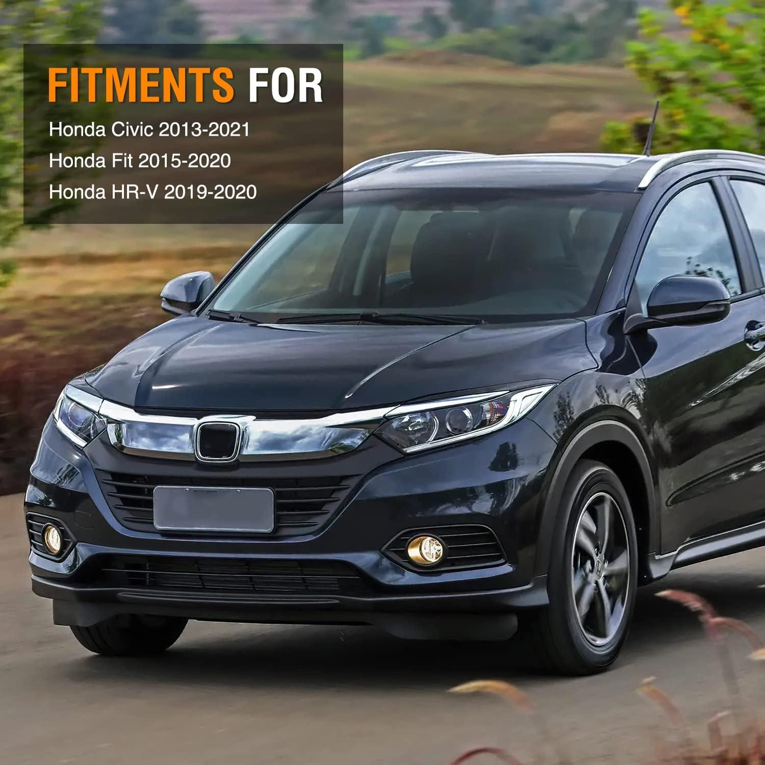 imageNilight Fog Lights Assembly Compatible with 2013 2014 2015 2016 2017 2018 2019 2020 Honda City CRV CRZ Civic Crosstour Ram Promaster Jeep Cherokee Compass Acura TSX ILX RDX Chrysler20132021 Honda Civic20152020 Honda Fit