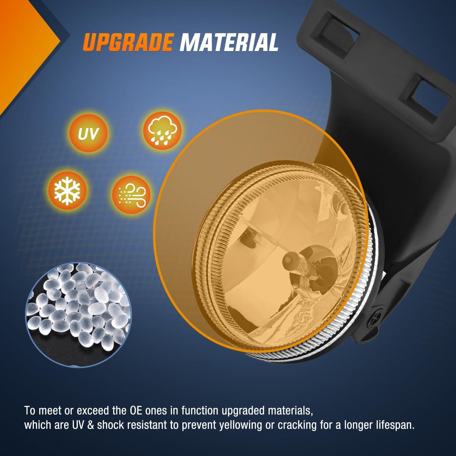 imageNilight Fog Lights Assembly Compatible with 2013 2014 2015 2016 2017 2018 Dodge Ram 1500 20192021 RAM 1500 Classic Not Fit for Rebel Model Fog Light Replacement Clear Lens 2 Years WarrantyDodge Ram 19942002 Clear