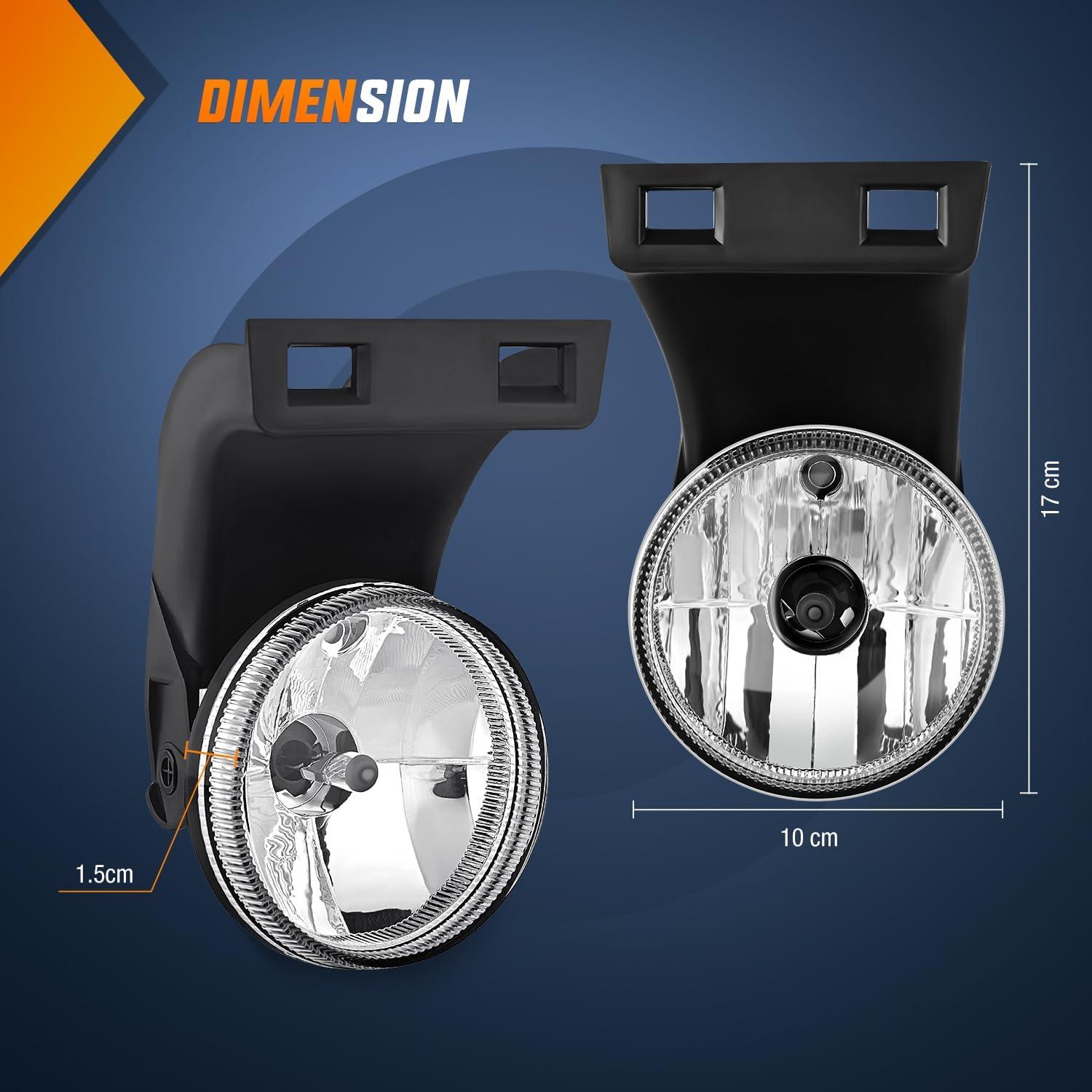 imageNilight Fog Lights Assembly Compatible with 2013 2014 2015 2016 2017 2018 Dodge Ram 1500 20192021 RAM 1500 Classic Not Fit for Rebel Model Fog Light Replacement Clear Lens 2 Years WarrantyDodge Ram 19942002 Clear