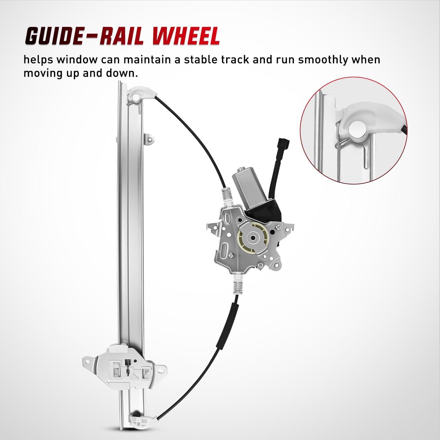 imageNilight Front Passenger Window Regulator with Motor Compatible with Nissan Frontier 2005 2006 2007 2008 2009 2010 2011 2012 2013 2014 2015 Power Window Lift Motor Assembly 741349