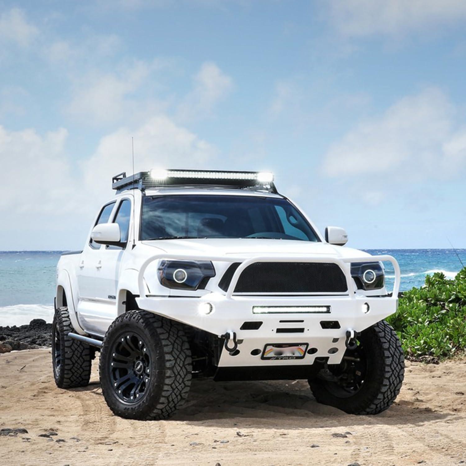 imageNilight LED Light Bar 33Inch Triple Row Spot Flood Combo Lights Red Shell with Wiring Harness Kit for Fog Driving Work Lighting on OffRoad Truck SUV ATV UTV32Inch 378W Light Bar