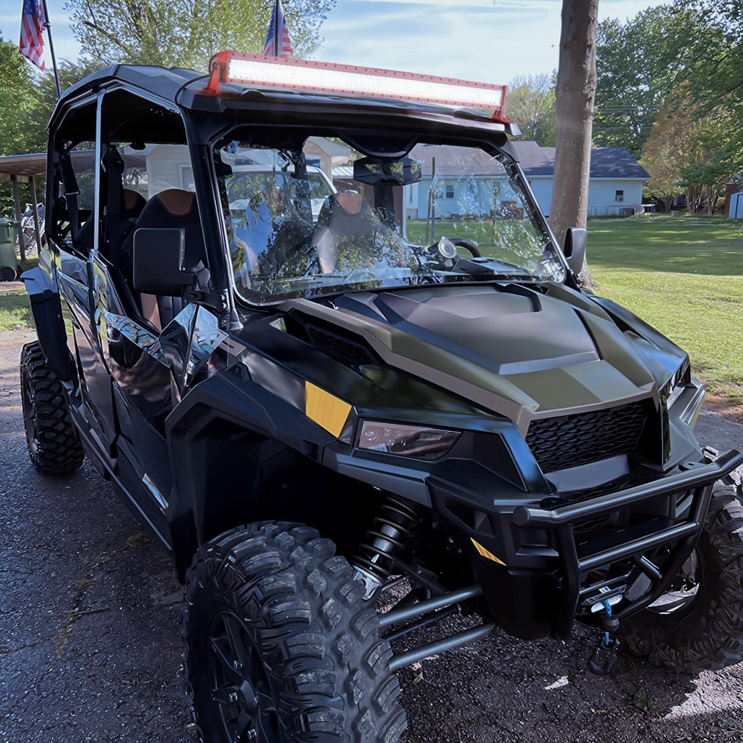 imageNilight LED Light Bar 42 Inch Triple Row Spot Flood Combo Lights Red Shell with Wiring Harness Kit for Fog Driving Work Lighting on OffRoad Truck Tractor SUV ATV UTV Boat42inch Light Bar Red Shell