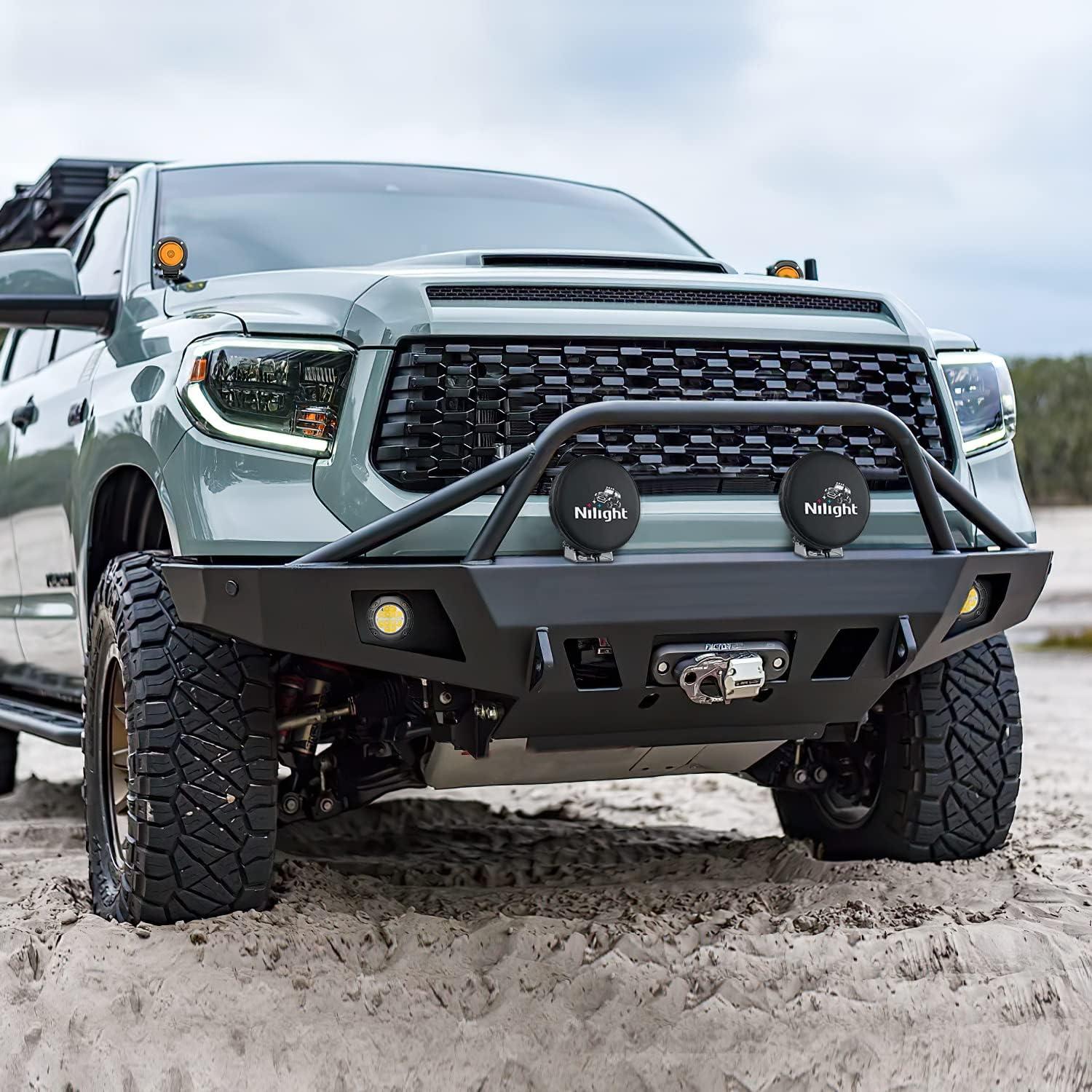 imageNilight LED Light Bar Cover 52 Inches Black Nylon Protective Sleeve Universal Fit Straight and Curved Bar Waterproof Dustproof ScratchProof Cove for Driving Off Road LightRound Black