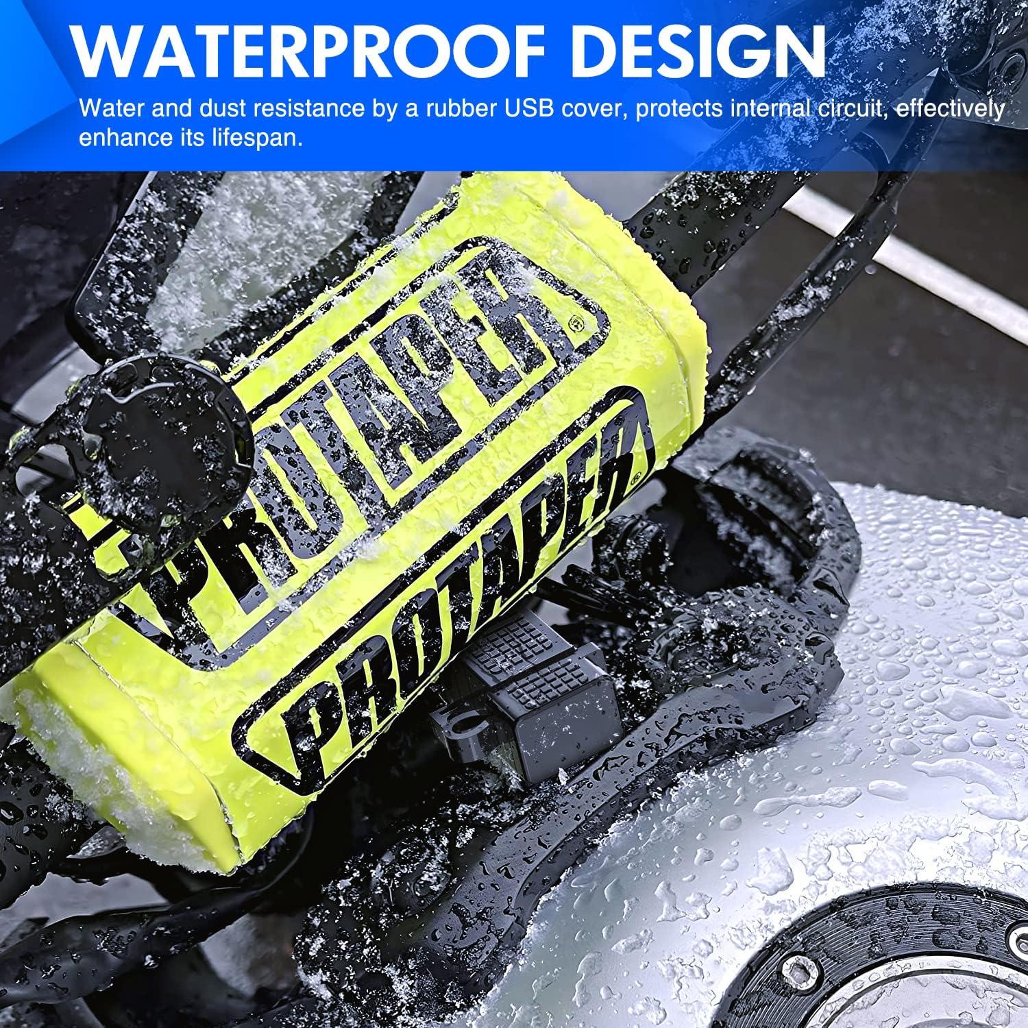 imageNilight LED Light Bar Wiring Harness Kit Motorcycle Handlebar Push Button Switch 16AWG 2 Leads 12V On Off for ATV UTV Driving Lights 78inchSAE TO USB Adapter