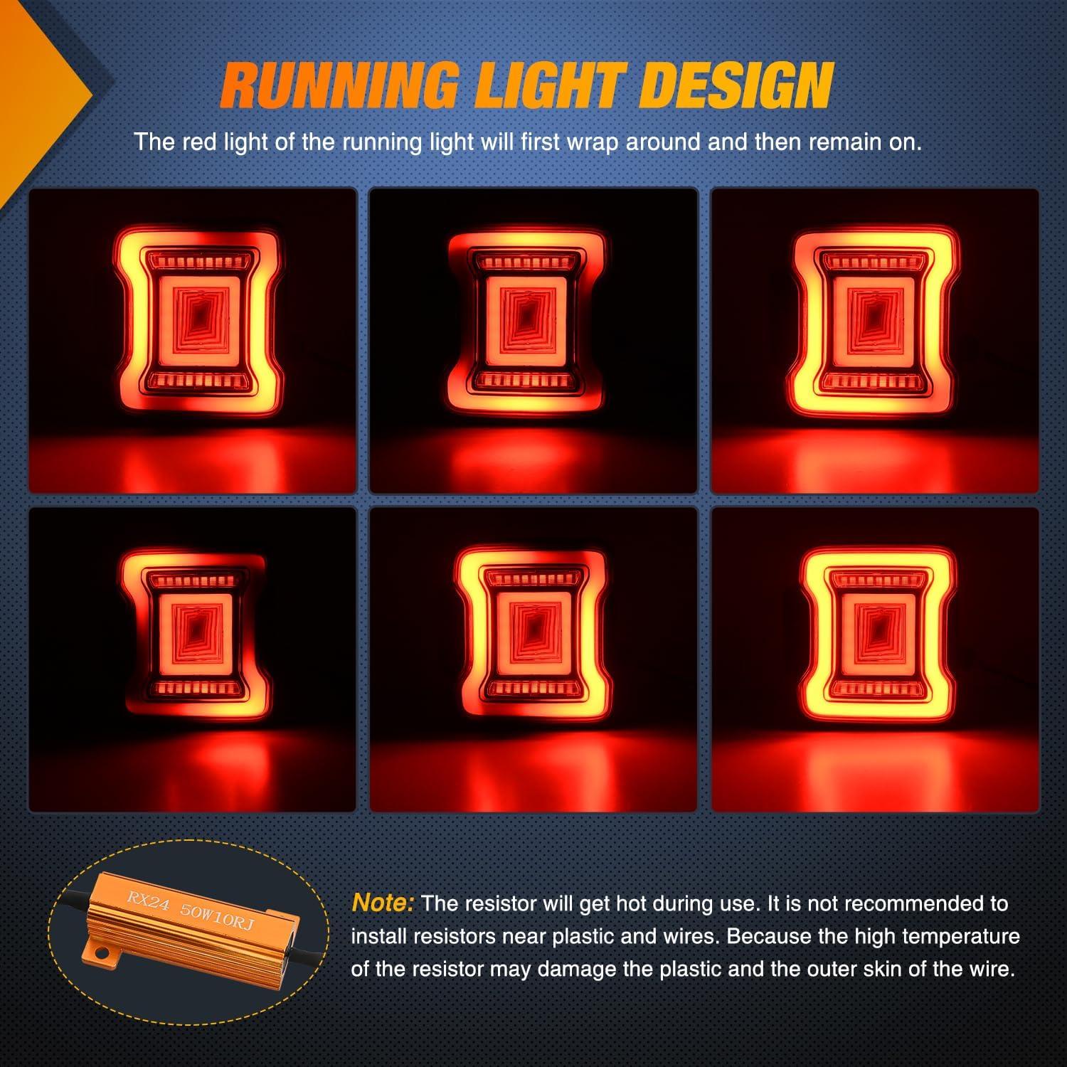 imageNilight LED Third Brake Lights High Mount Stop Tail Light with Smoked Lens for 20072018 Wrangler JKJL 20182025 Tail Light