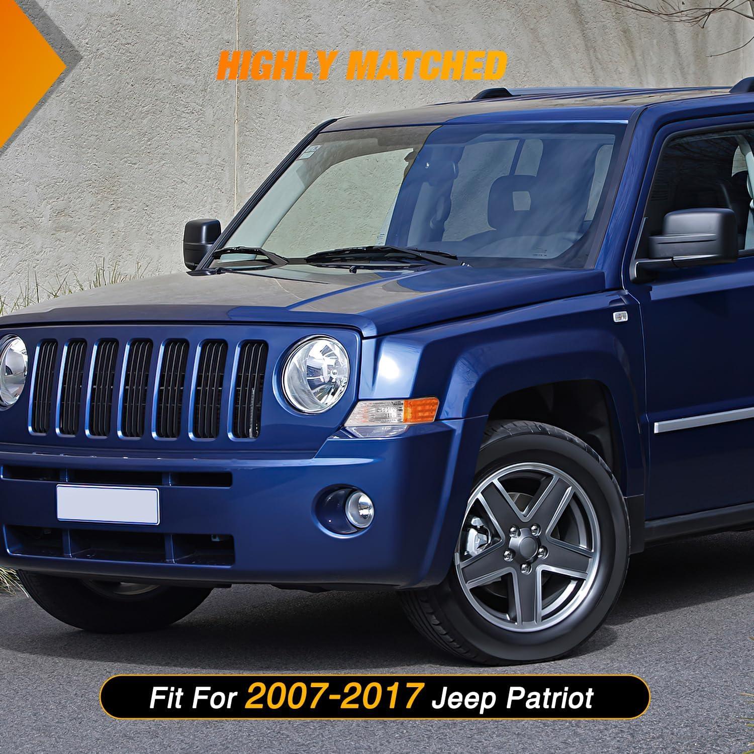 imageNilight LED Third Brake Lights High Mount Stop Tail Light with Smoked Lens for 20072018 Wrangler JKJeep Patriot Driver Side Signals LightAmber