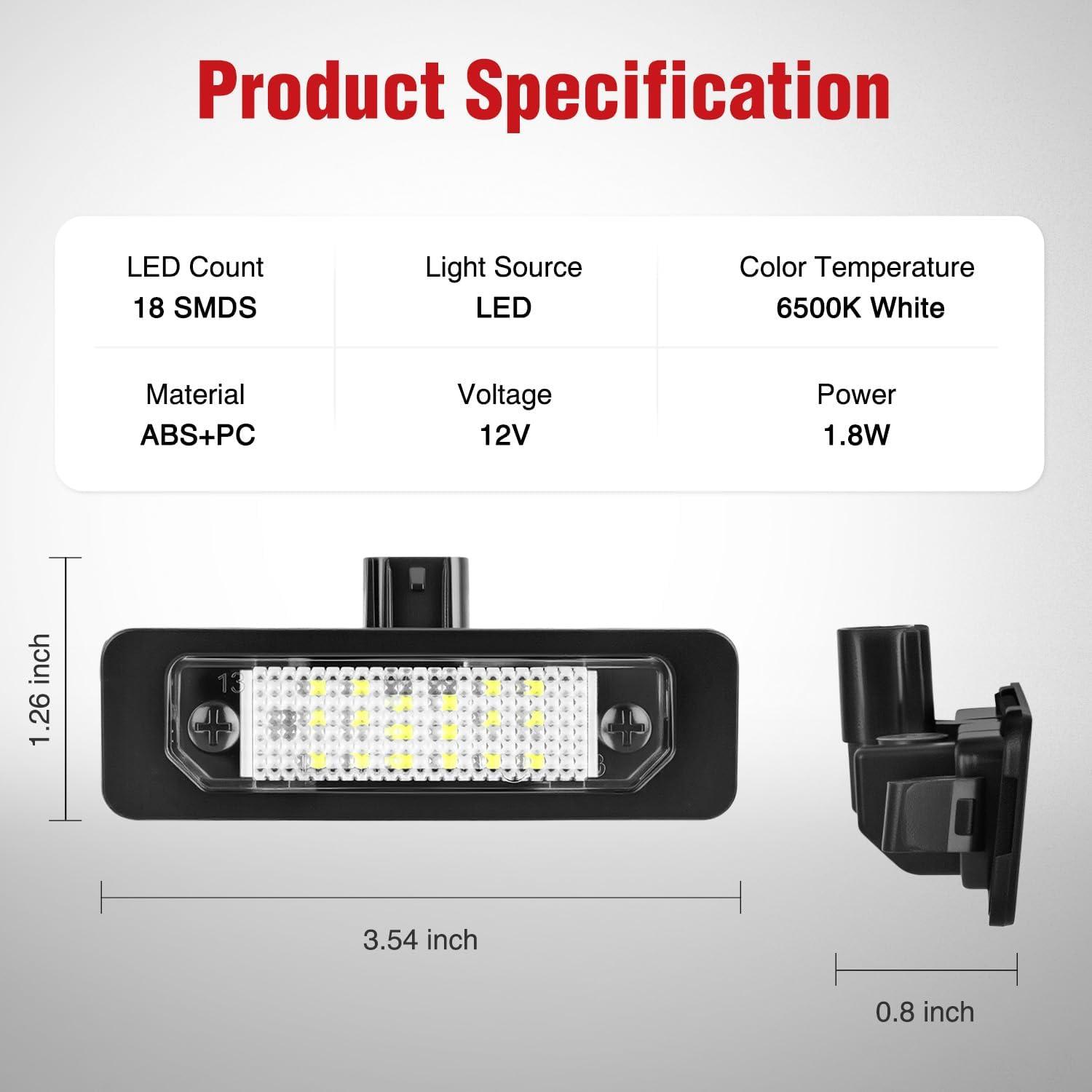 imageNilight License Plate Light Compatible with 1994 1995 1996 1997 1998 1999 2000 2001 Dodge Ram 1500 2500 3500 2002 RAM 2500 3500 6000K White 2PCS Pack20102014 Ford Mustang20072014 Lincoln MKX