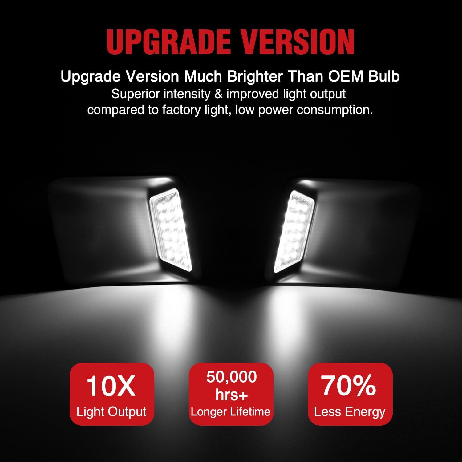 imageNilight License Plate Light Compatible with 1994 1995 1996 1997 1998 1999 2000 2001 Dodge Ram 1500 2500 3500 2002 RAM 2500 3500 6000K White 2PCS Pack20042012 Chevrolet ColoradoGMC Canyon