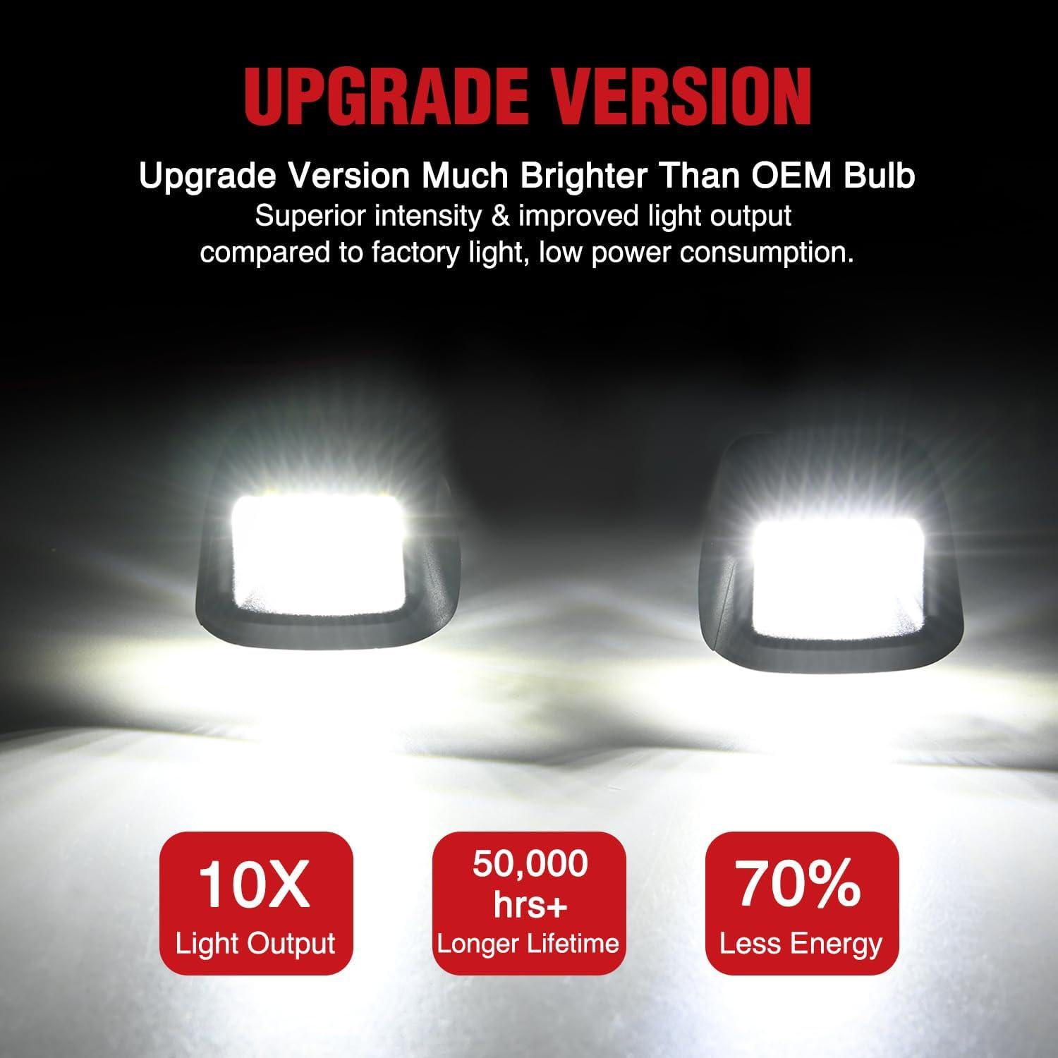 imageNilight License Plate Light Compatible with 1994 1995 1996 1997 1998 1999 2000 2001 Dodge Ram 1500 2500 3500 2002 RAM 2500 3500 6000K White 2PCS PackBlack 20072021 Frontier20072015 TitanXterra