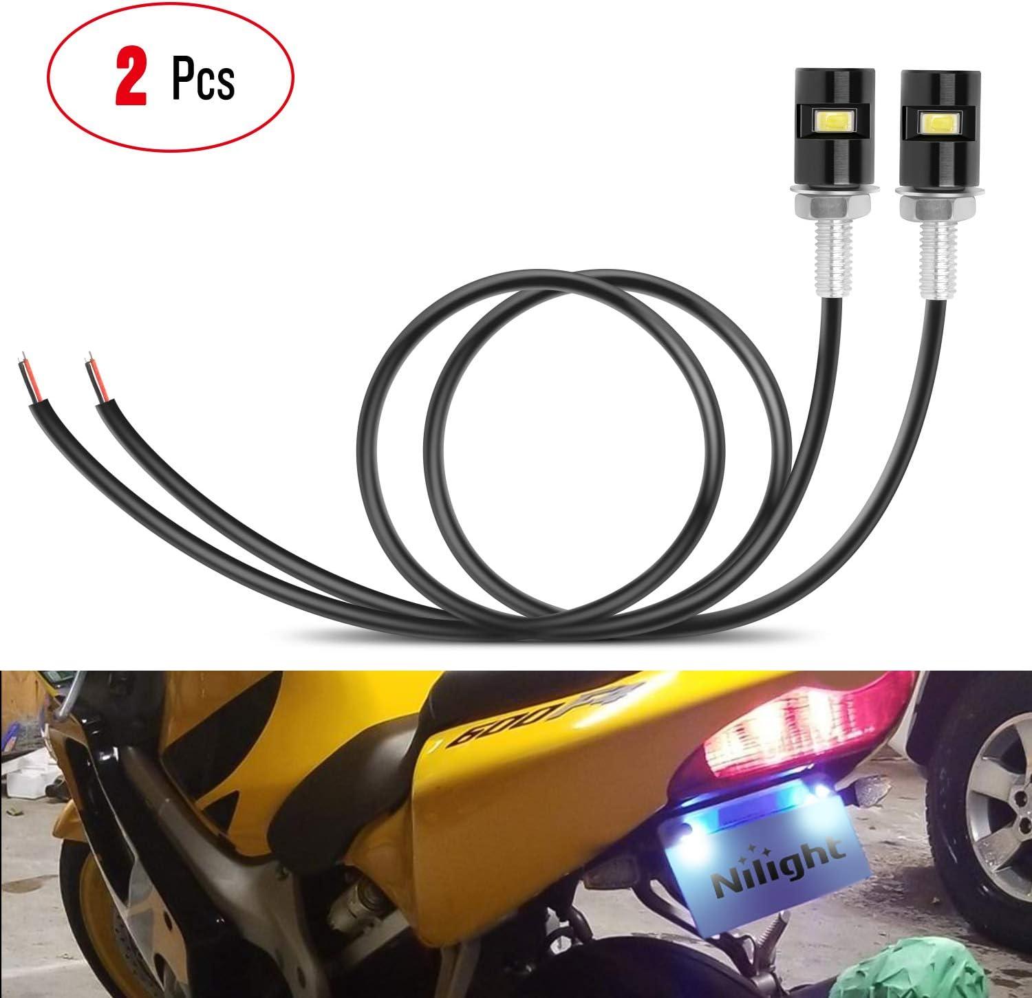 imageNilight License Plate Light Compatible with 1994 1995 1996 1997 1998 1999 2000 2001 Dodge Ram 1500 2500 3500 2002 RAM 2500 3500 6000K White 2PCS PackWhite