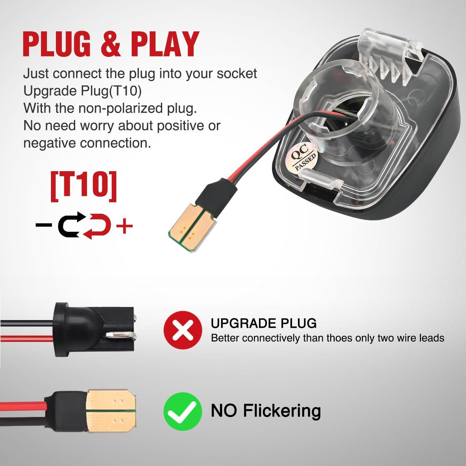 imageNilight License Plate Lights Compatible with 19992001 2002 2003 2004 2005 2006 2007 2008 2009 2010 2011 2012 2013 Chevy Silverado 1500 2500 3500 GMC Sierra Black housing 6000K White 2PCS PackRed 20072021 Frontier20072015 TitanXterra