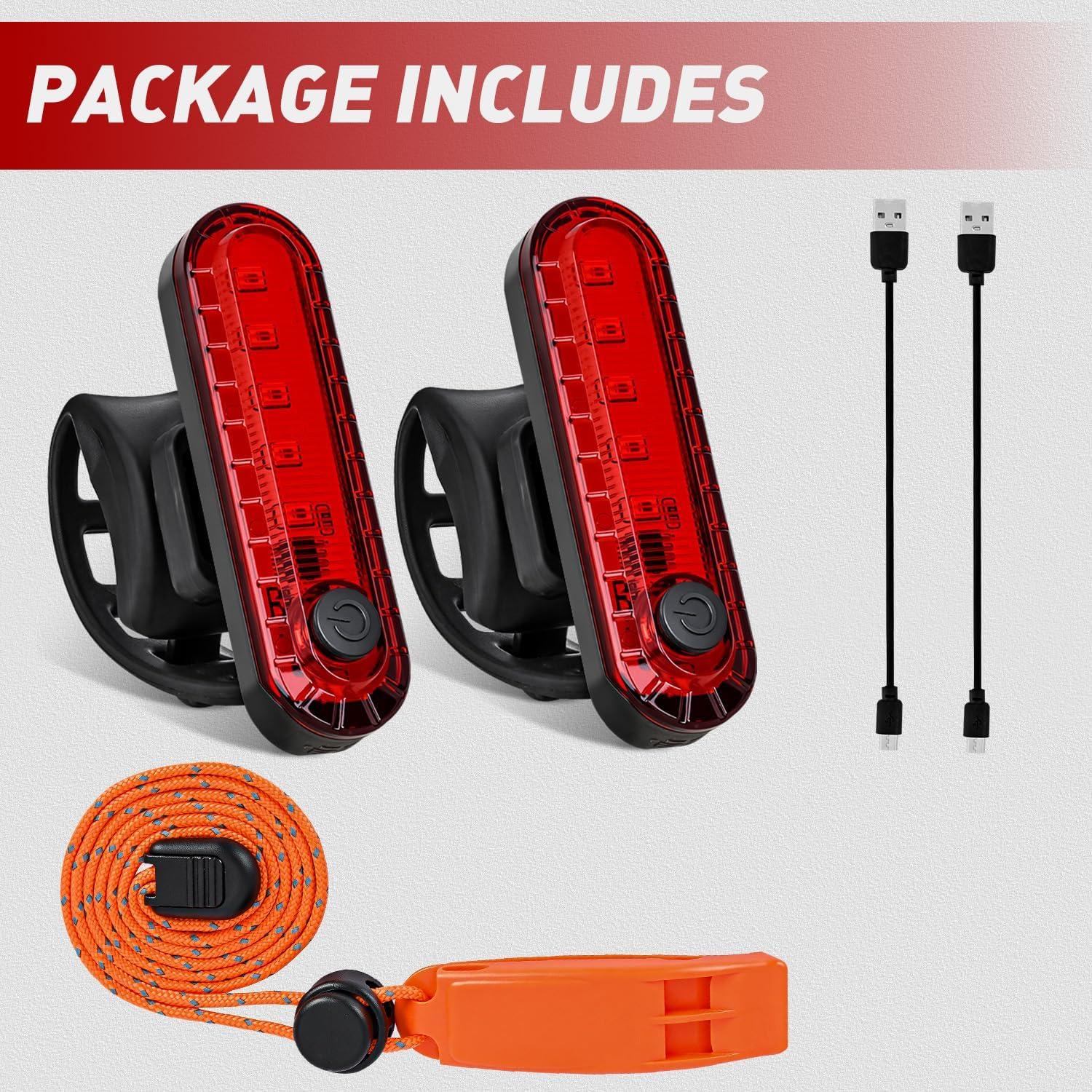 imageNilight Marine Boat Navigation Light 2PCS Red Port Bow Lights Four Modes Waterproof Rechargeable Warning Safety Clearance Lamp for Skeeter Yacht Pontoon Trailer Truck Bike Backpack Helmet