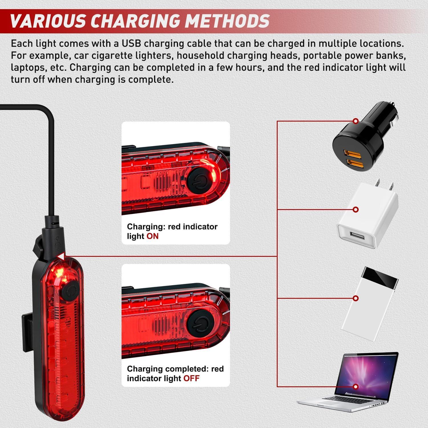 imageNilight Marine Boat Navigation Light 2PCS Red Port Bow Lights Four Modes Waterproof Rechargeable Warning Safety Clearance Lamp for Skeeter Yacht Pontoon Trailer Truck Bike Backpack Helmet