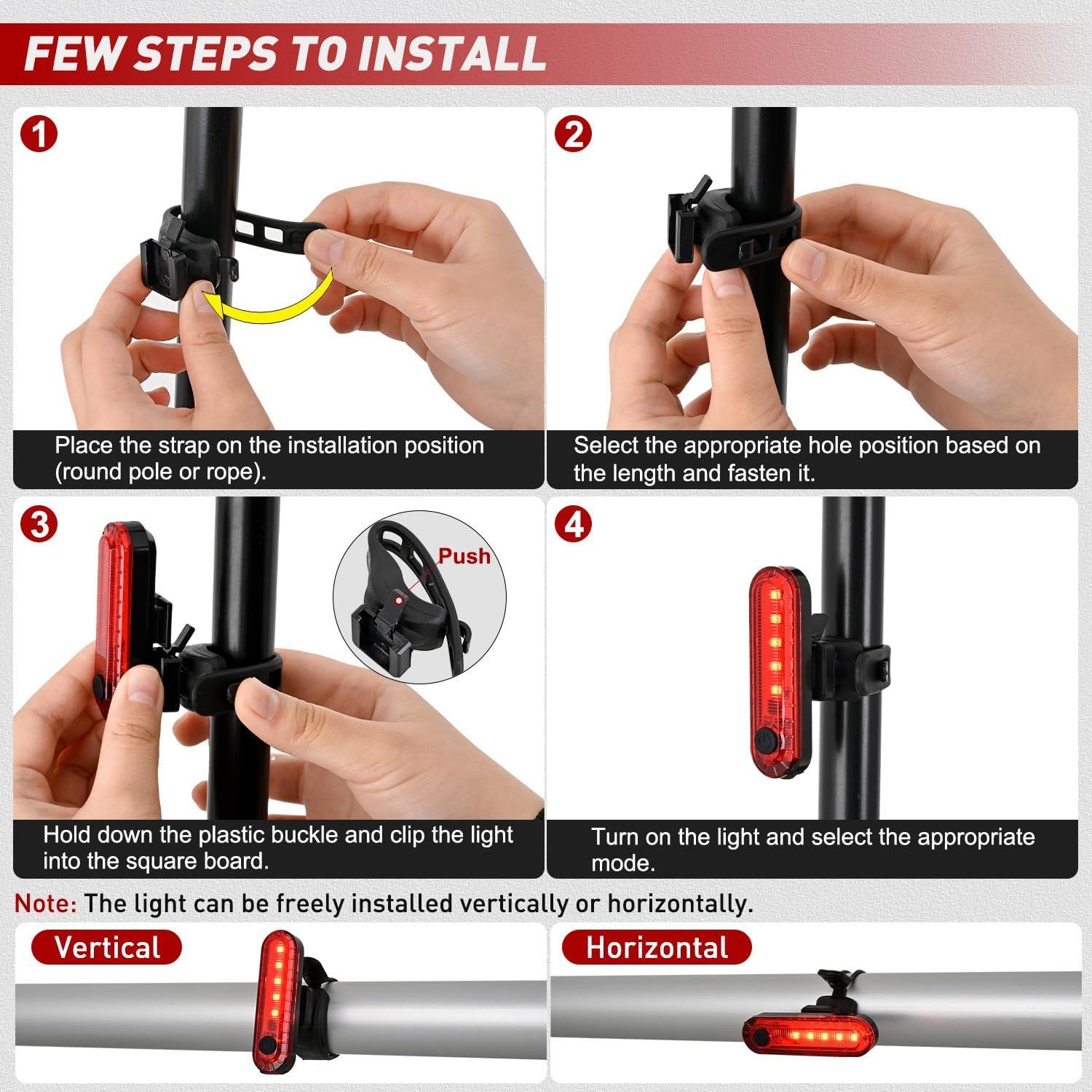 imageNilight Marine Boat Navigation Light 2PCS Red Port Bow Lights Four Modes Waterproof Rechargeable Warning Safety Clearance Lamp for Skeeter Yacht Pontoon Trailer Truck Bike Backpack Helmet