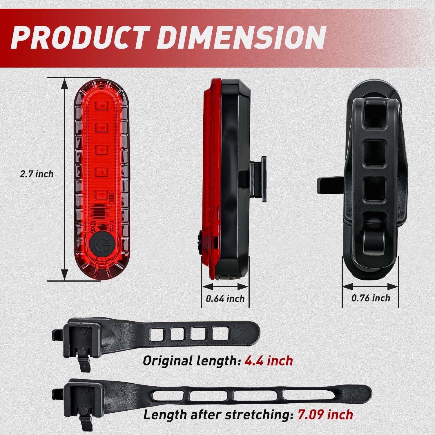 imageNilight Marine Boat Navigation Light 2PCS Red Port Bow Lights Four Modes Waterproof Rechargeable Warning Safety Clearance Lamp for Skeeter Yacht Pontoon Trailer Truck Bike Backpack Helmet