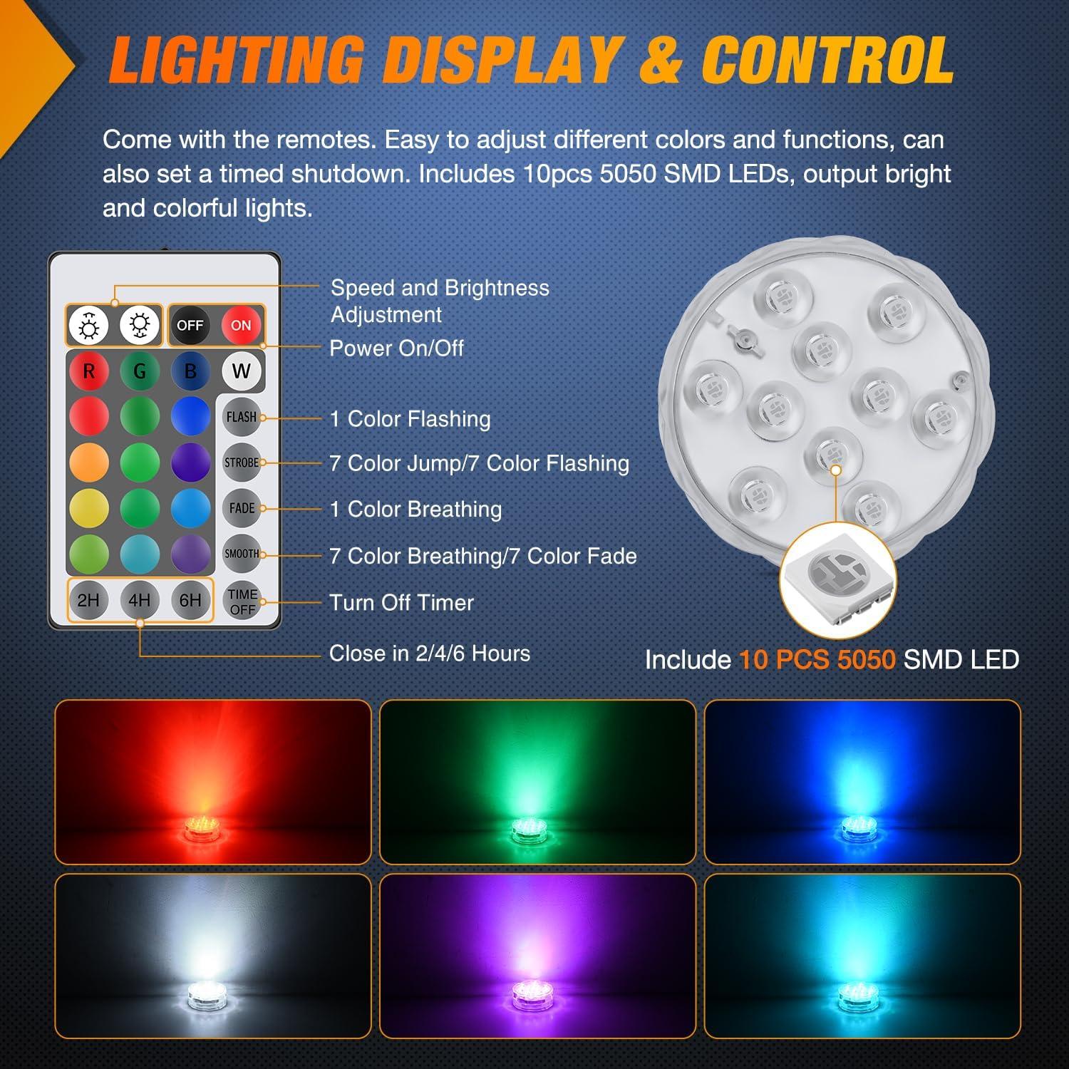 imageNilight Marine Boat Navigation Light 4PCS Red Green Port Starboard White Stern Lights Four Mode Waterproof Rechargeable Warning Safety Lamp for Skeeter Yacht Pontoon Trailer Truck Bike Backpack Helmet4PCS RGB Boat Light